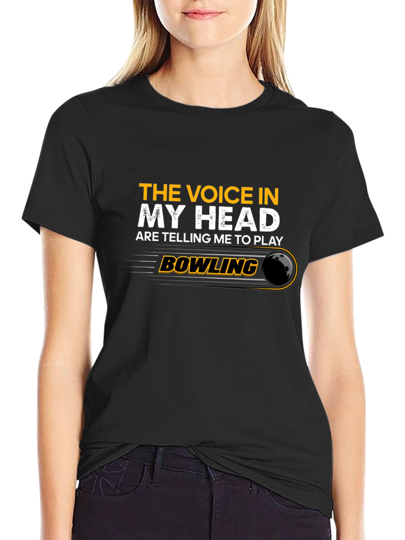 Bowling T-Shirt: Voice in My Head