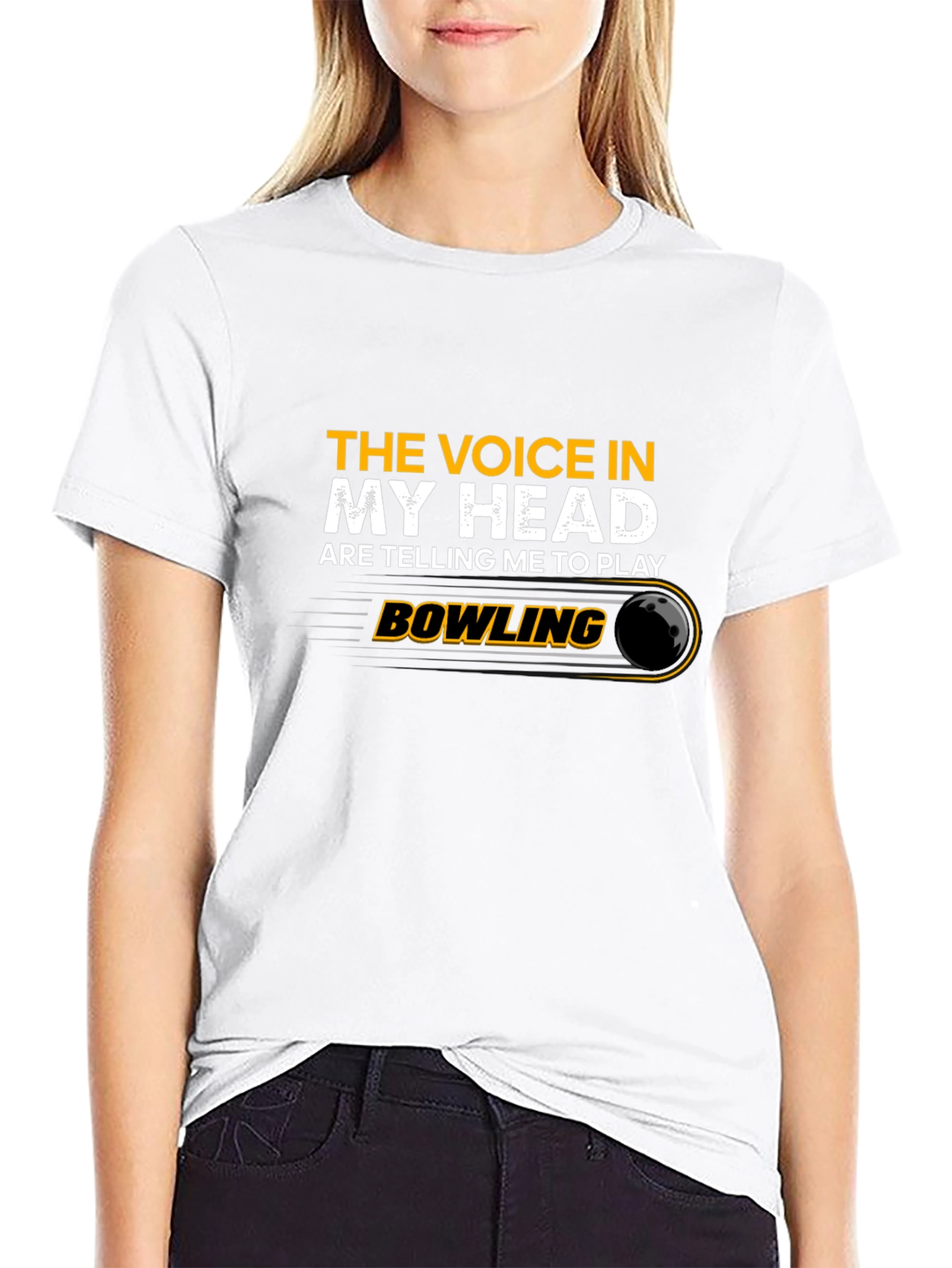 Bowling T-Shirt: Voice in My Head