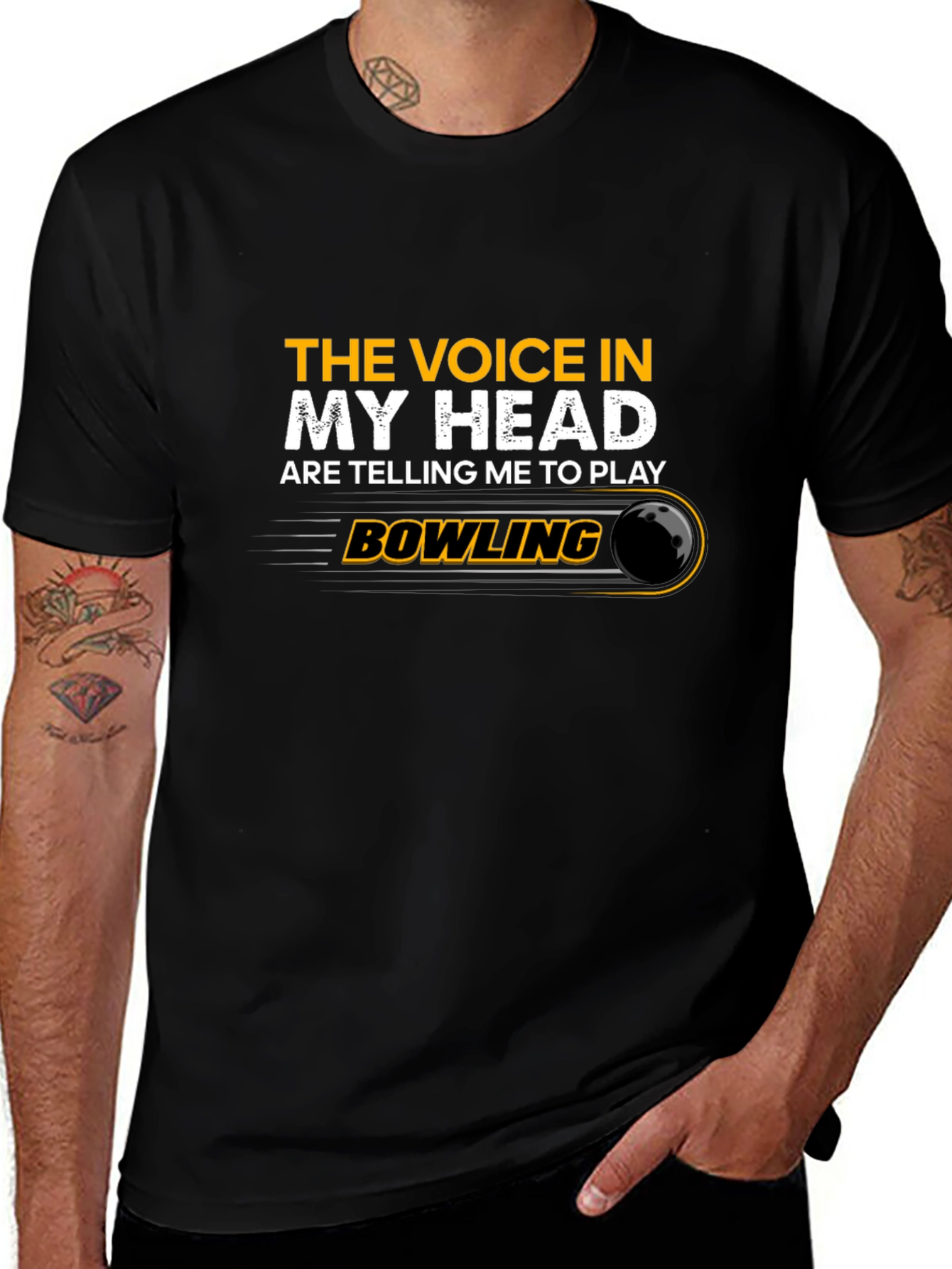 Bowling T-Shirt: Voice in My Head