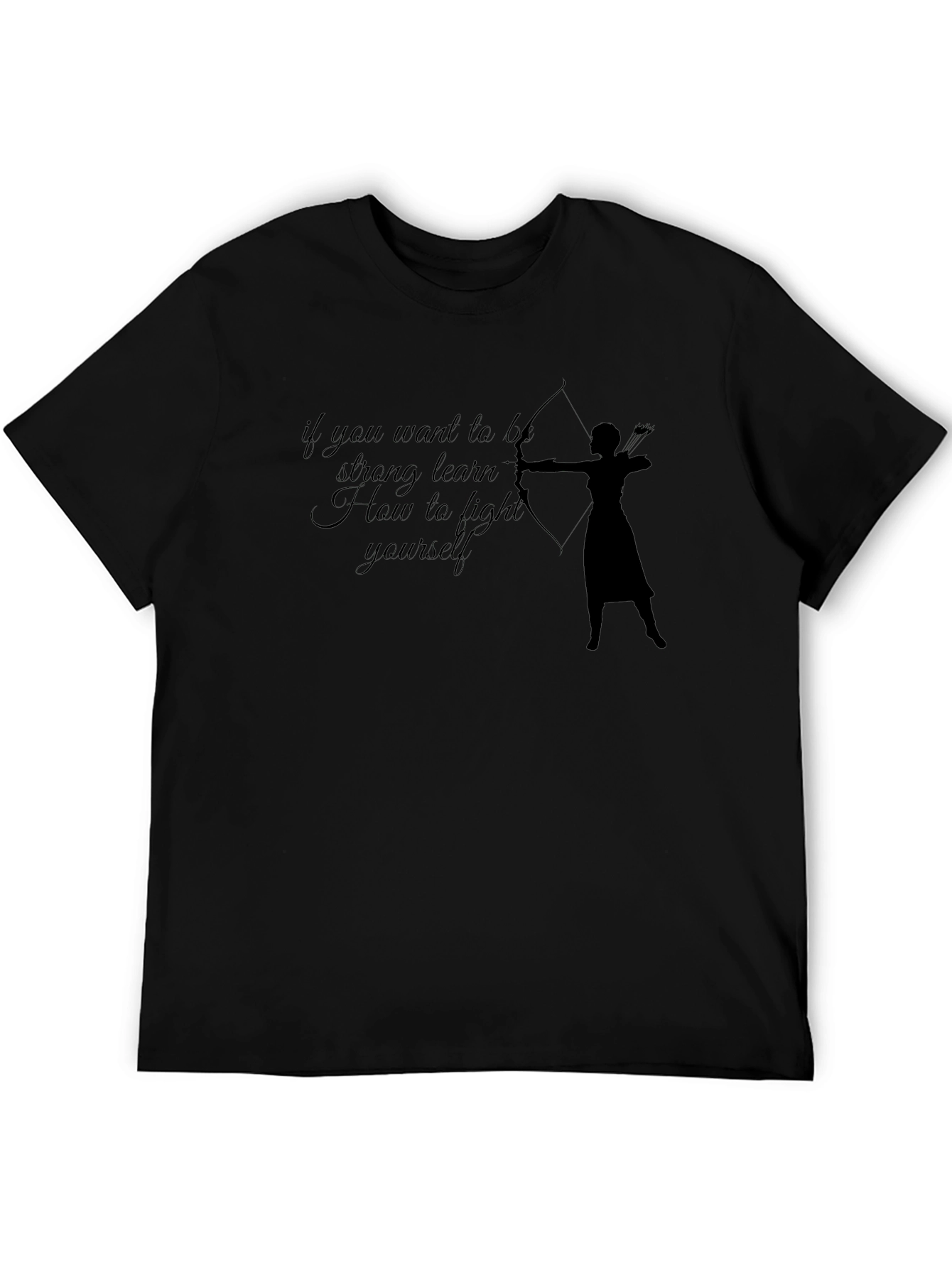 Archer Motivational T-Shirt - Learn to Fight Yourself