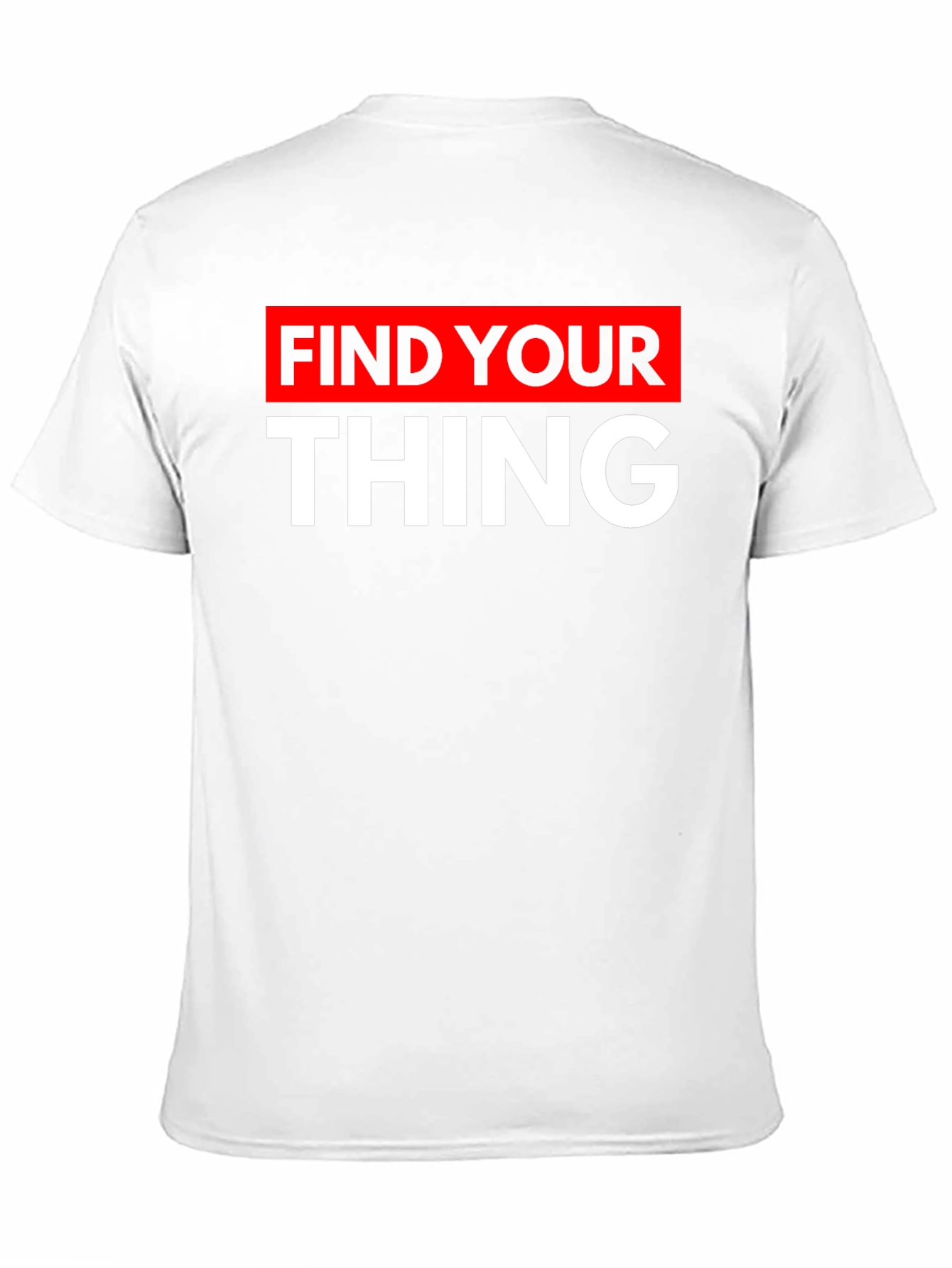 Find Your Thing Black Graphic Tee