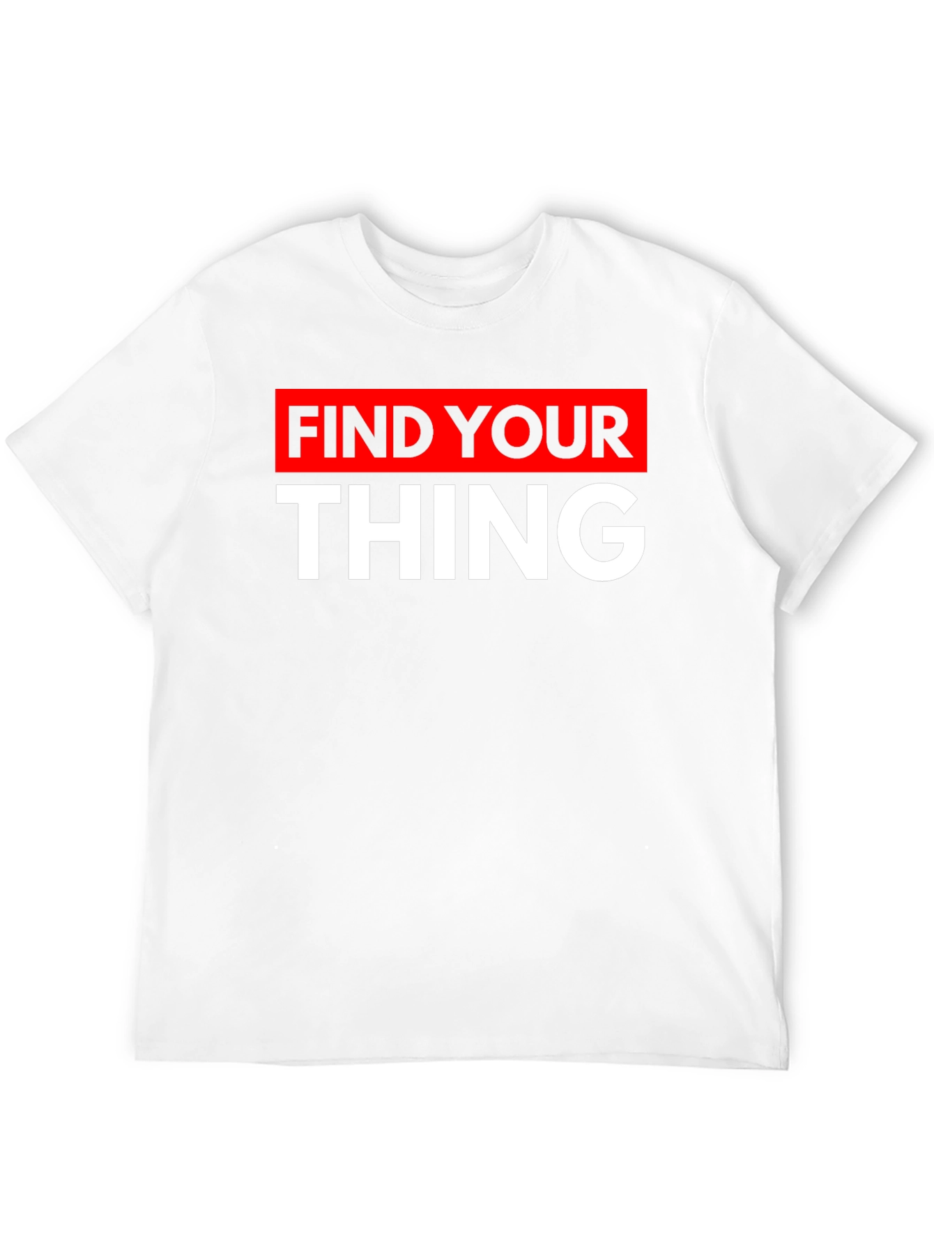 Find Your Thing Black Graphic Tee