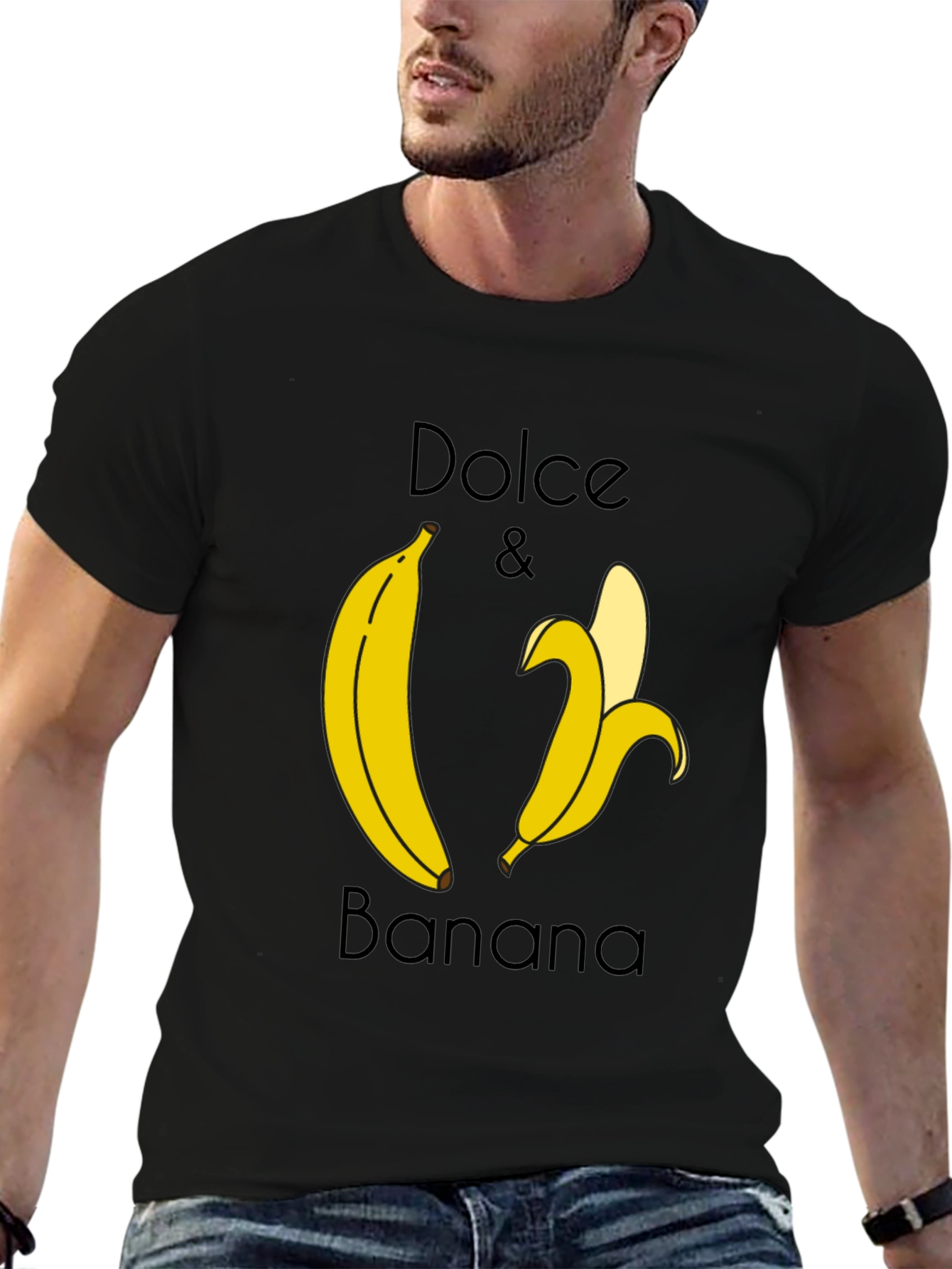 Dolce & Banana Graphic T-Shirt - Funny Fruit Tee