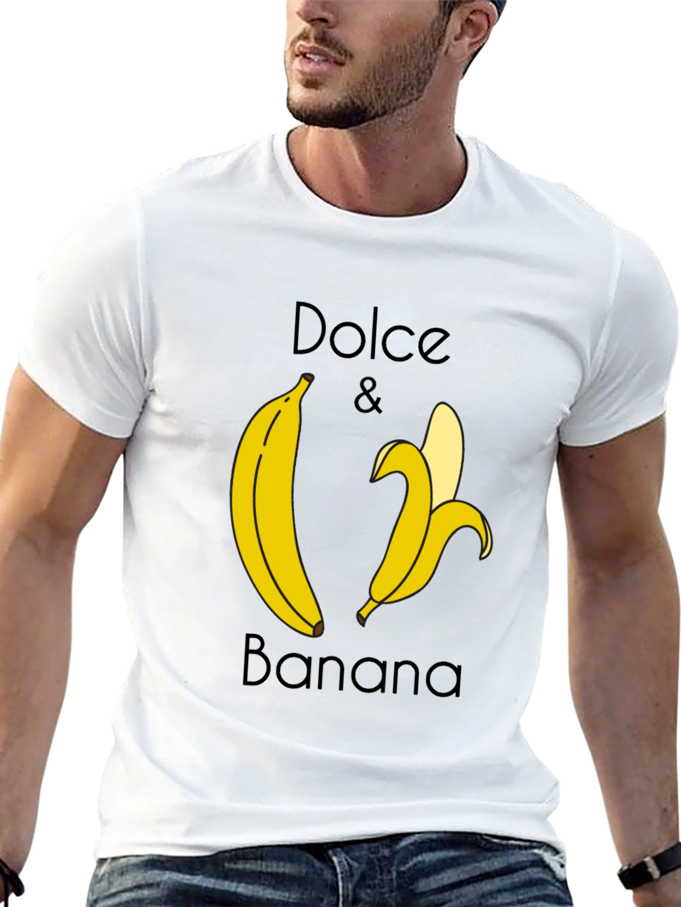 Dolce & Banana Graphic T-Shirt - Funny Fruit Tee