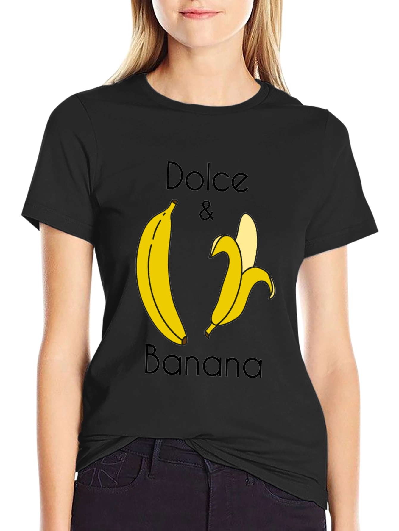Dolce & Banana Graphic T-Shirt - Funny Fruit Tee