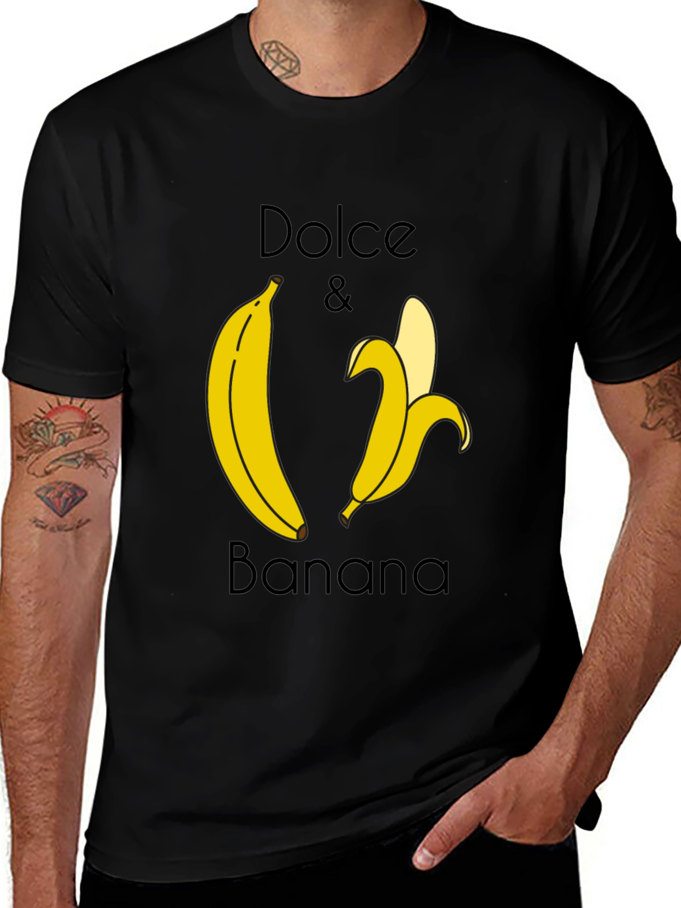 Dolce & Banana Graphic T-Shirt - Funny Fruit Tee