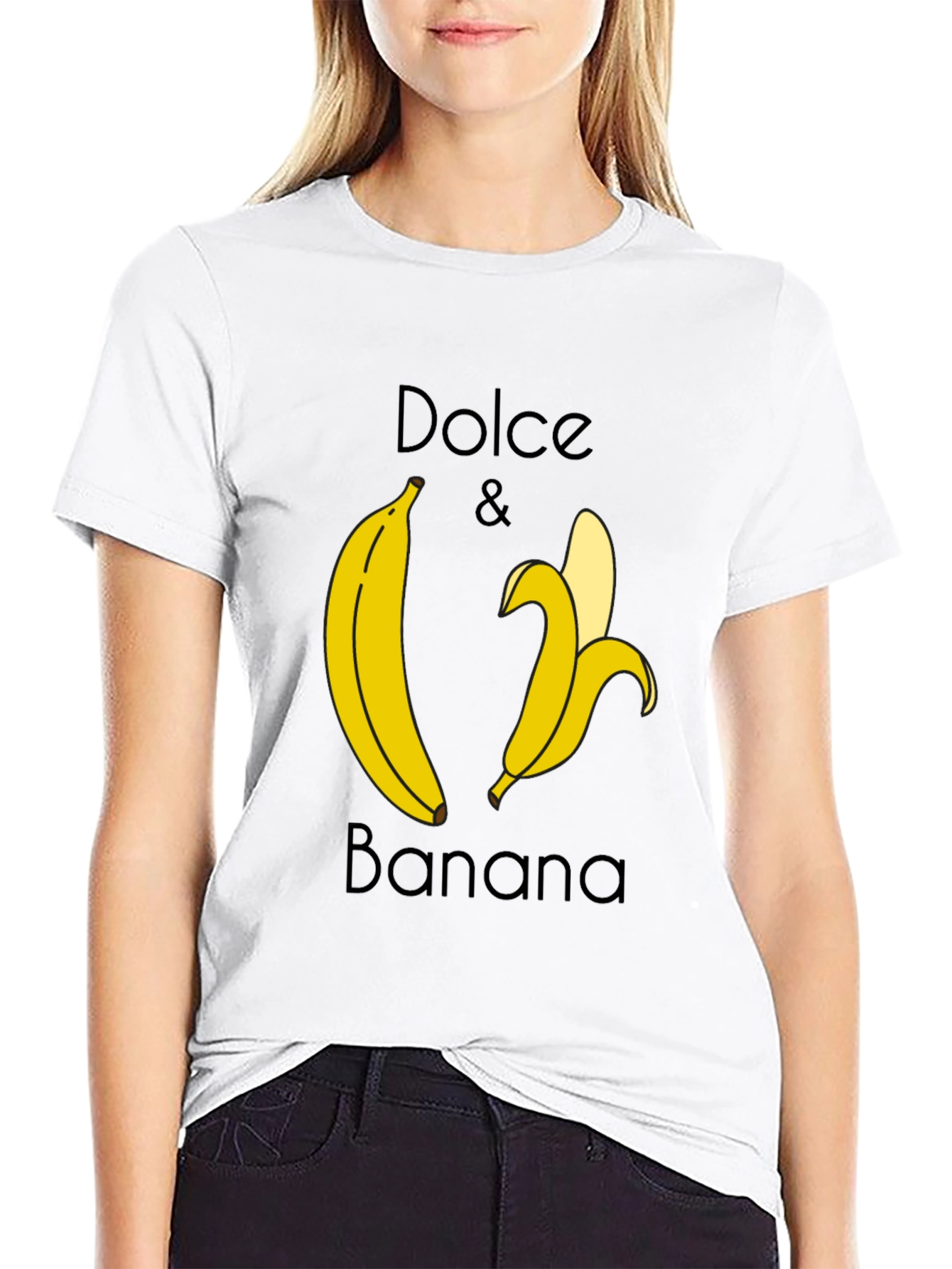 Dolce & Banana Graphic T-Shirt - Funny Fruit Tee