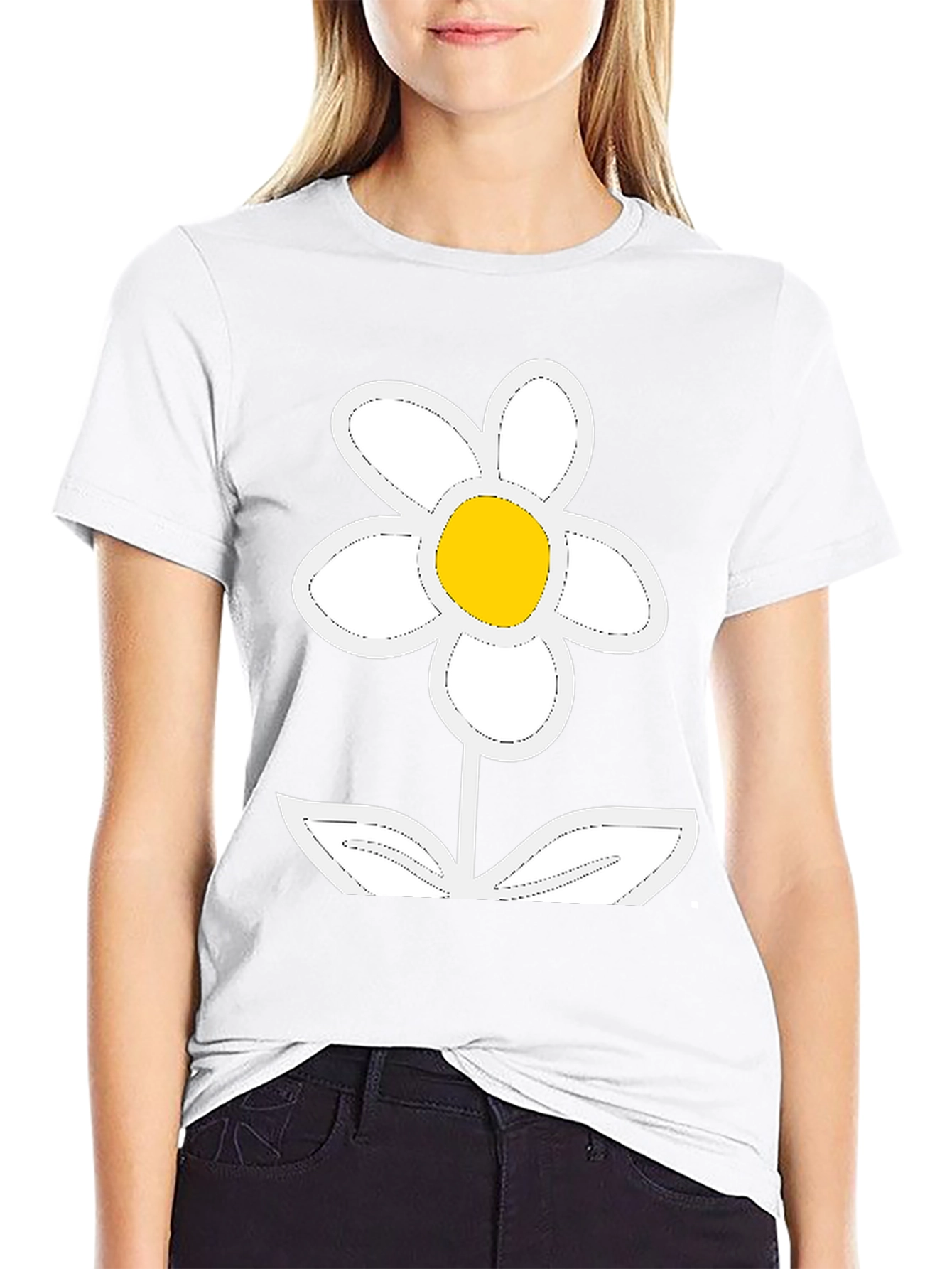 Daisy Graphic Tee - Casual Style