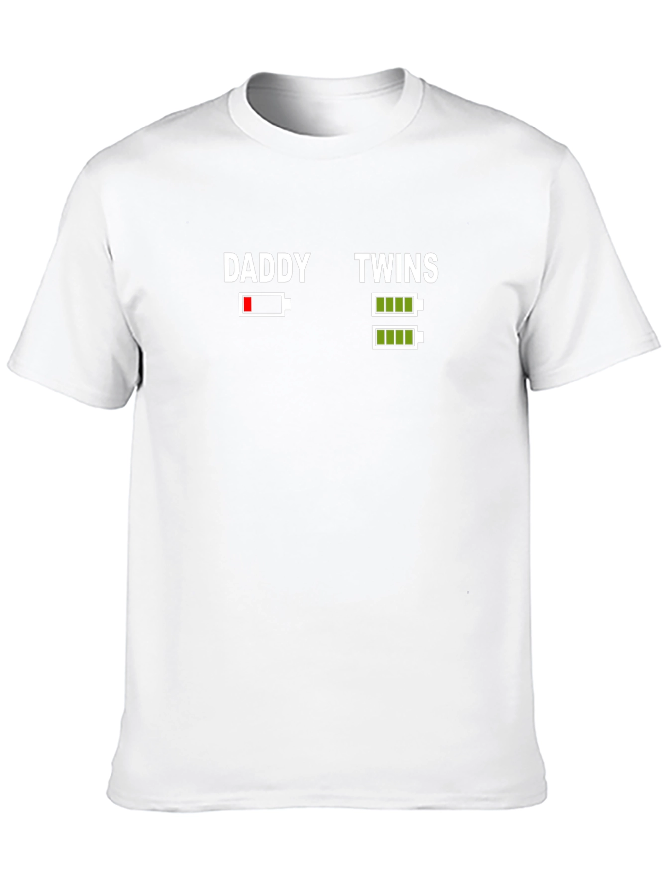 Daddy Twins Funny Graphic T-Shirt