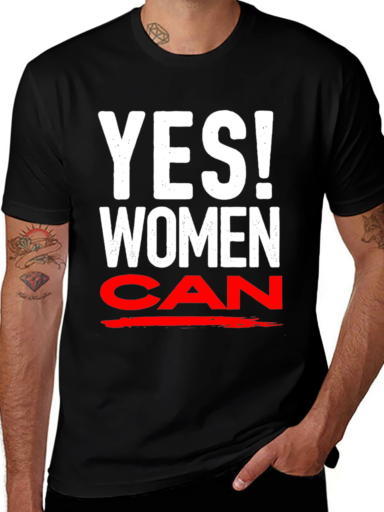 Yes! Women Can T-Shirt - Empowering Feminist Tee