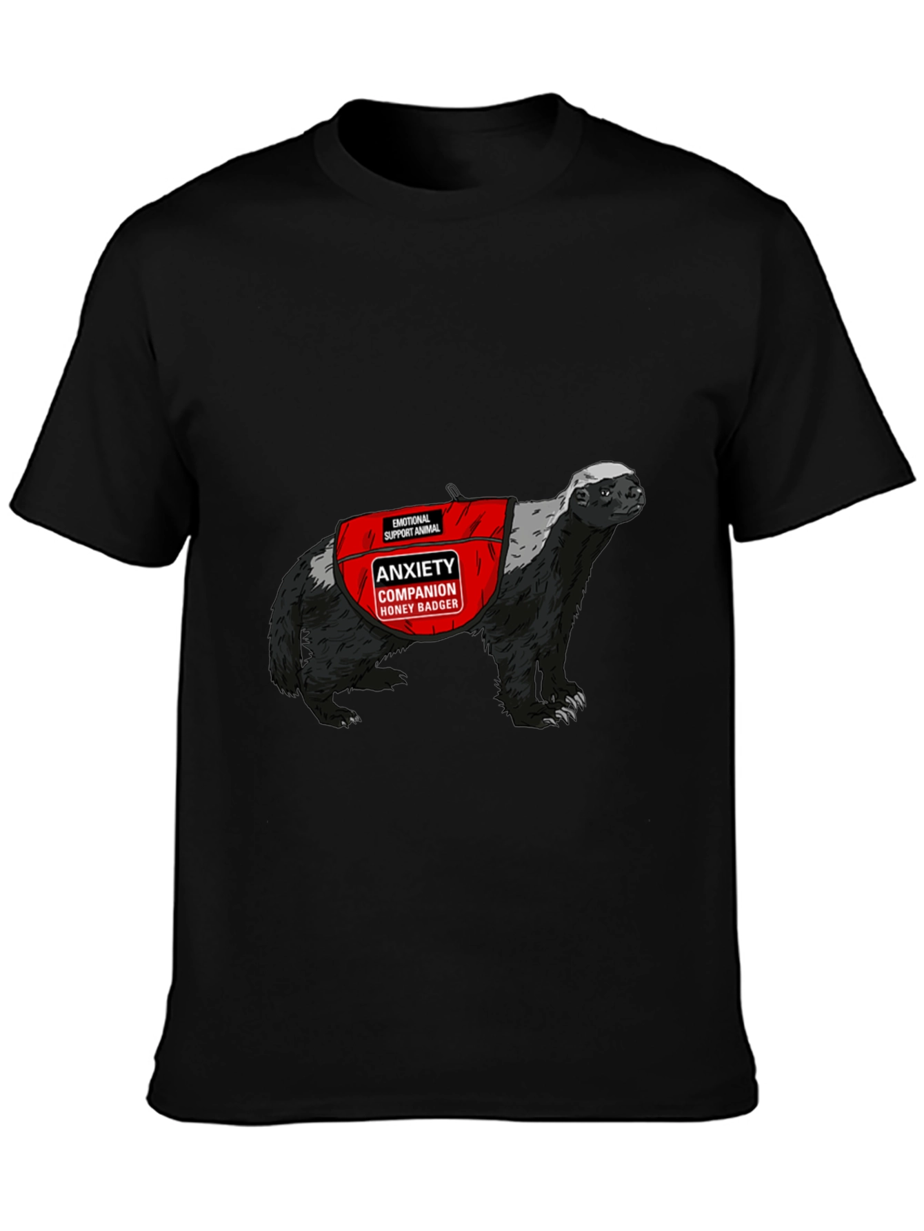Anxiety Companion Honey Badger T-Shirt