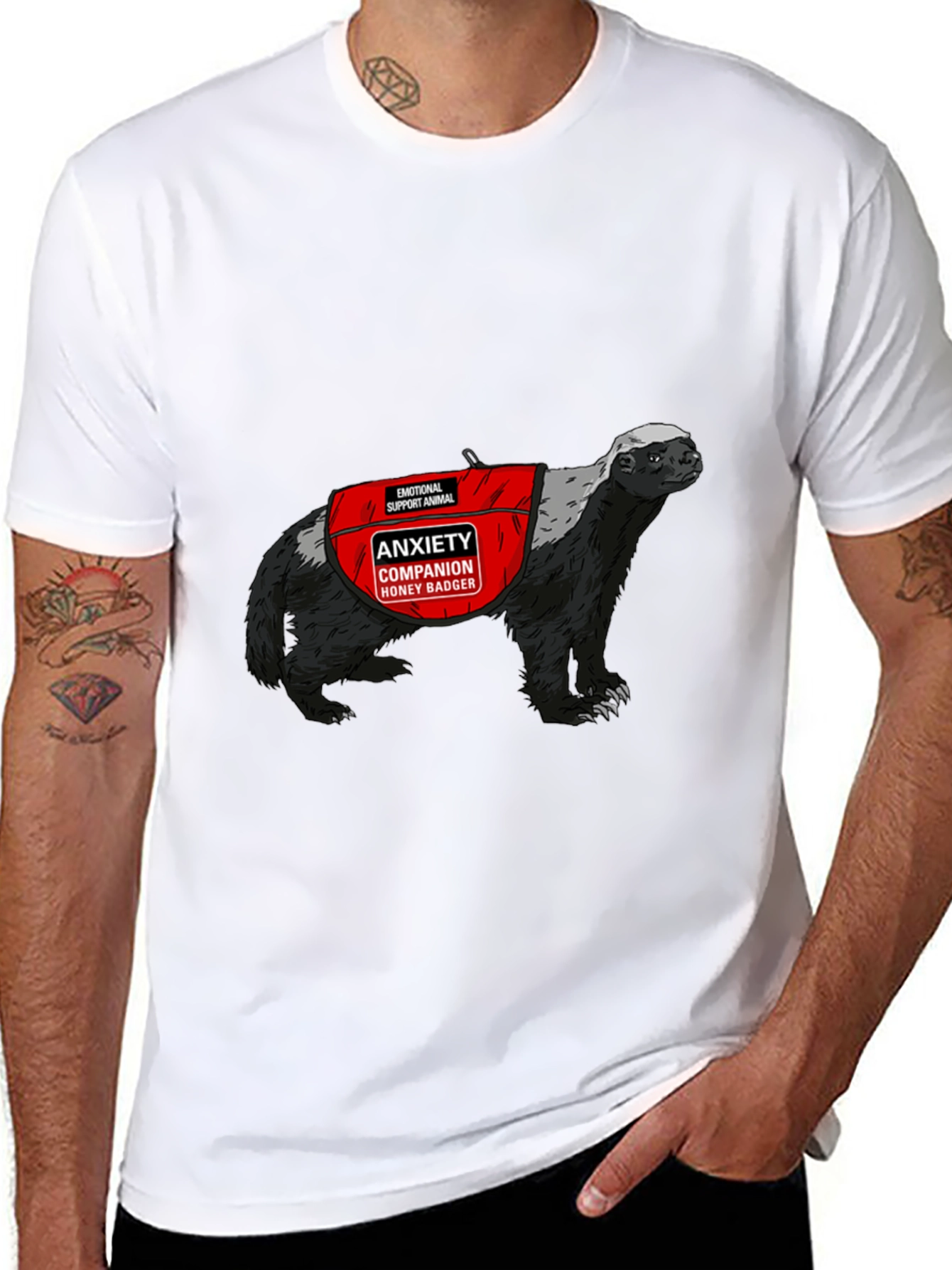 Anxiety Companion Honey Badger T-Shirt