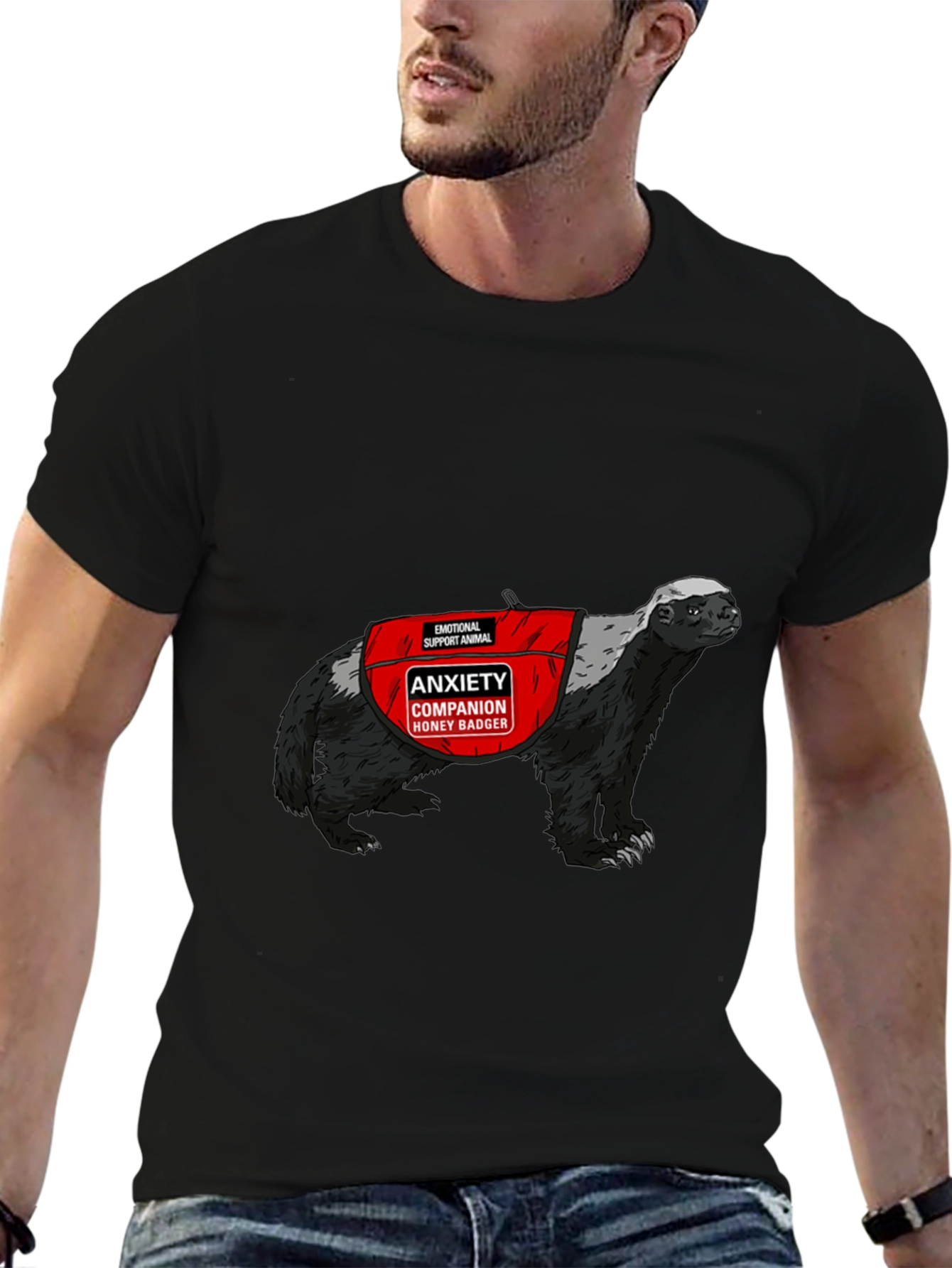 Anxiety Companion Honey Badger T-Shirt