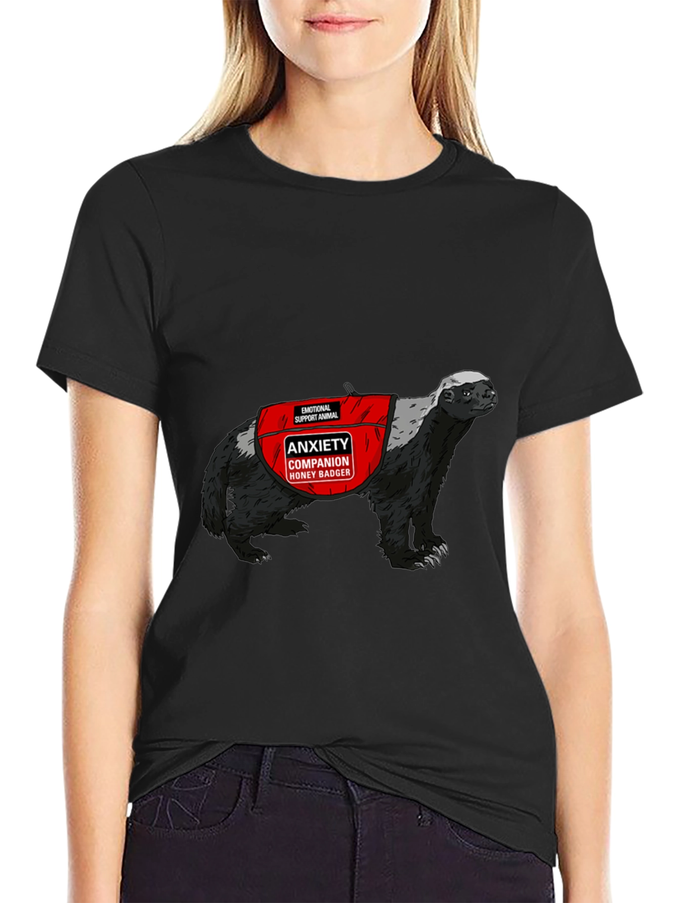 Anxiety Companion Honey Badger T-Shirt