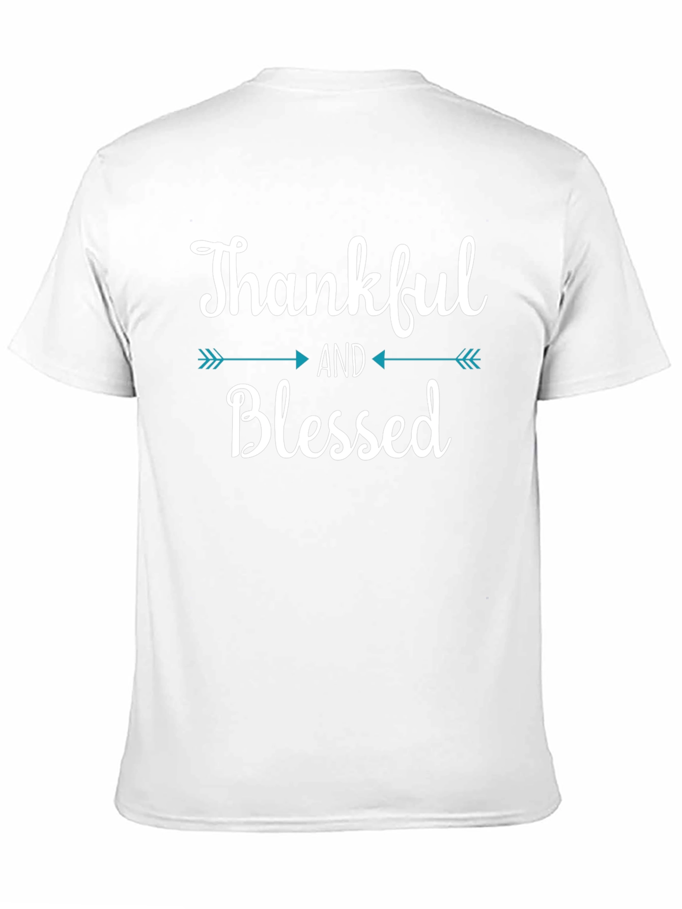 Thankful & Blessed Graphic Tee Shirt