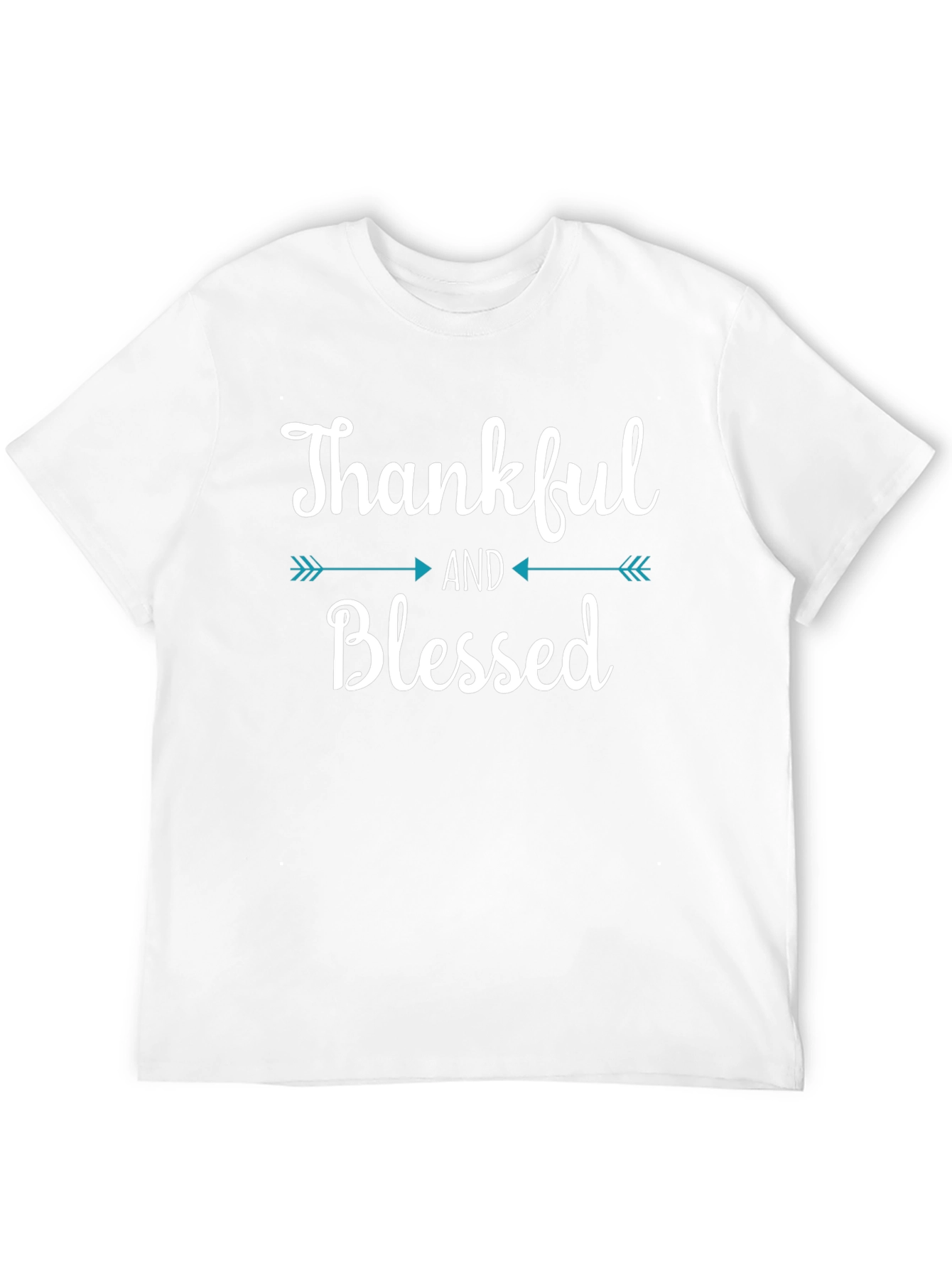 Thankful & Blessed Graphic Tee Shirt