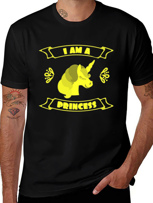 I Am A Princess T-Shirt - Unicorn Design