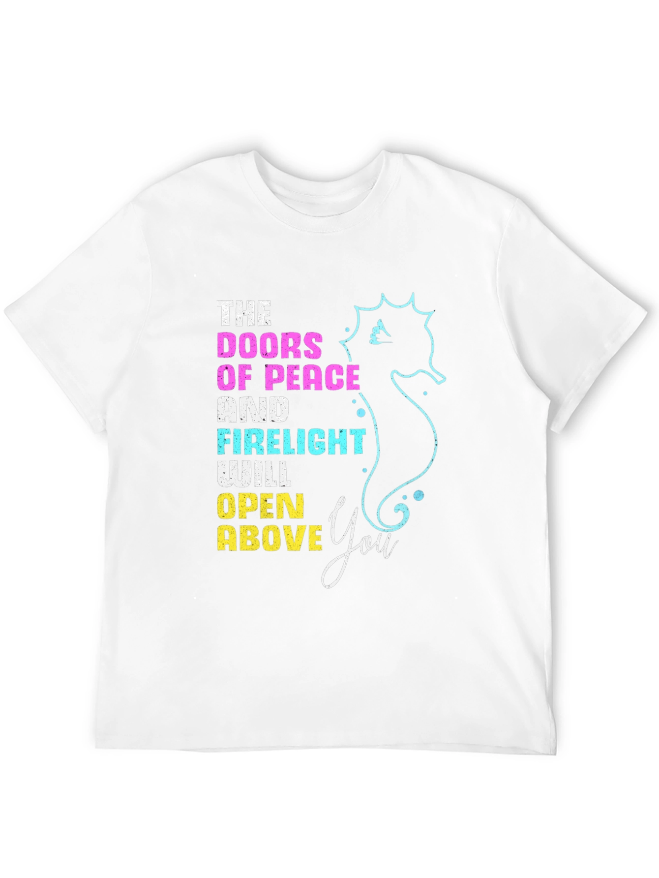 Doors of Peace T-Shirt Seahorse Design