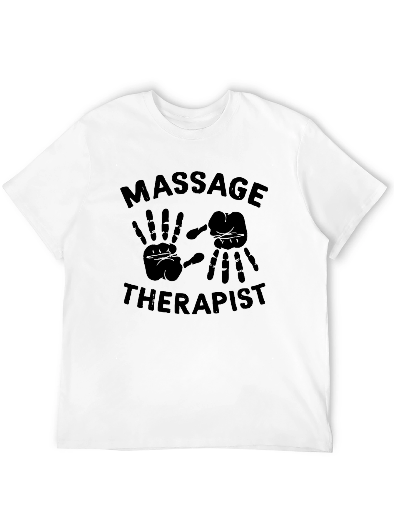 Massage Therapist Graphic Tee - Black Unisex T-Shirt