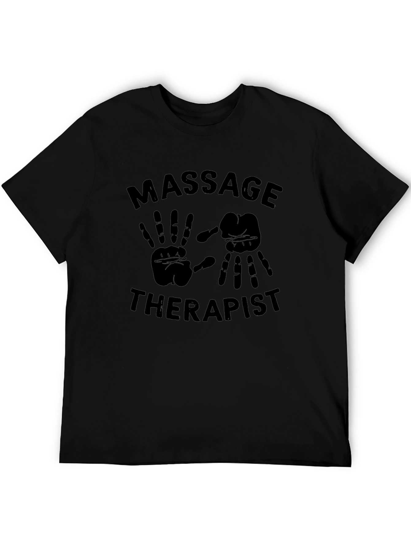 Massage Therapist Graphic Tee - Black Unisex T-Shirt