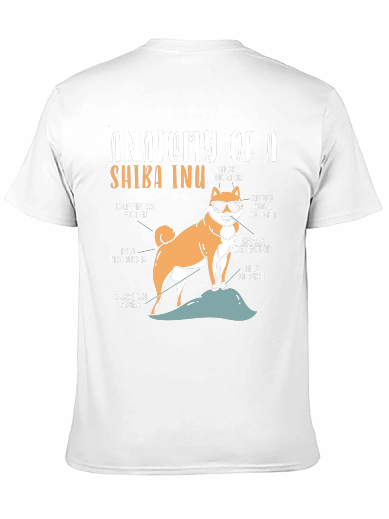 Anatomy of a Shiba Inu T-Shirt