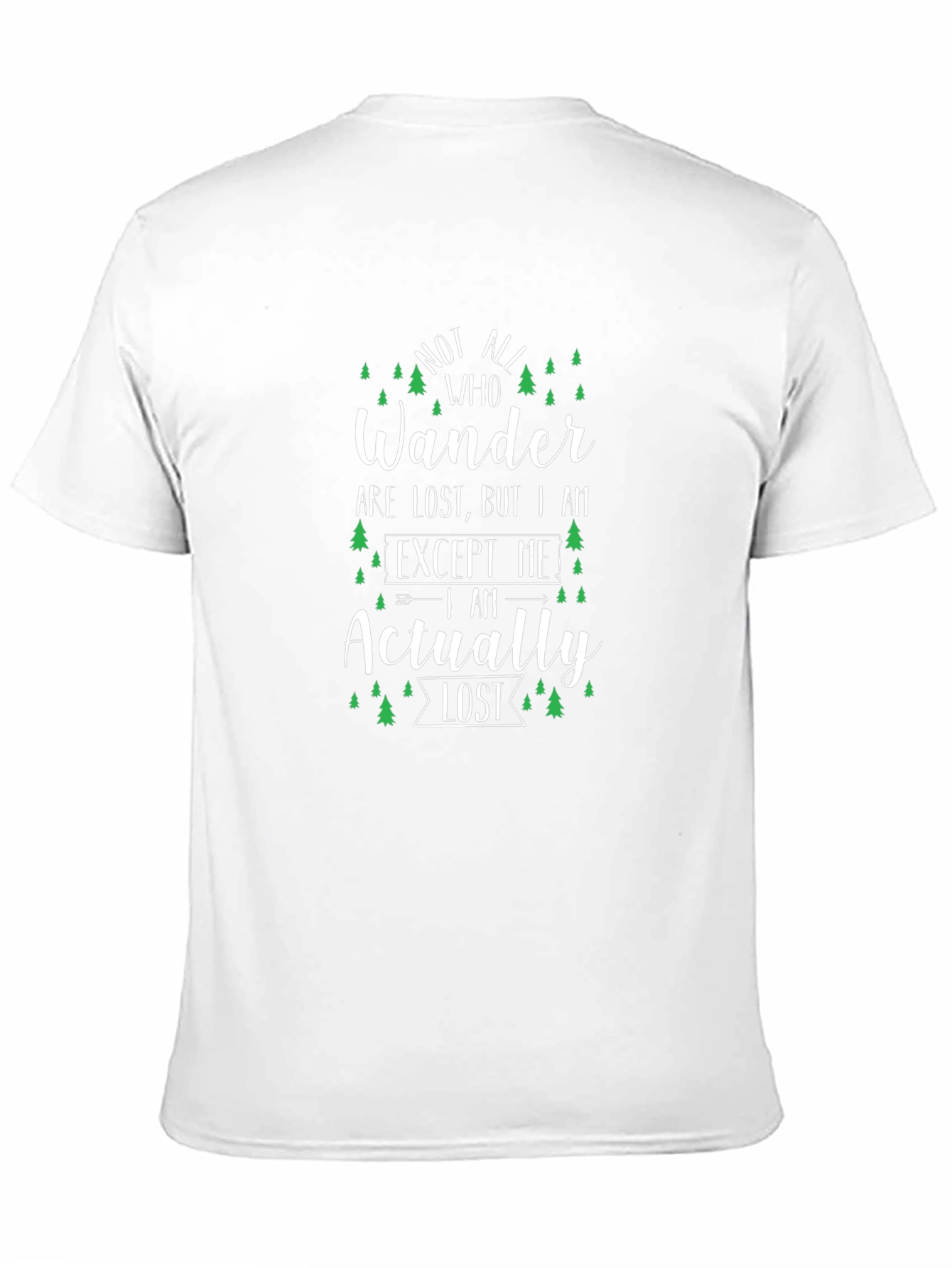 Wanderer Lost T-Shirt - Black Adventure Tee