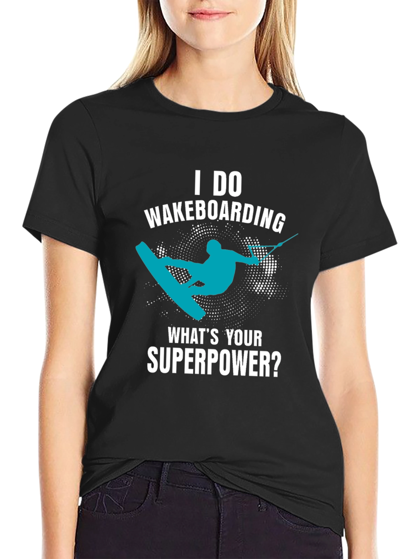 Wakeboarding Superpower T-Shirt - Sport Graphic Tee