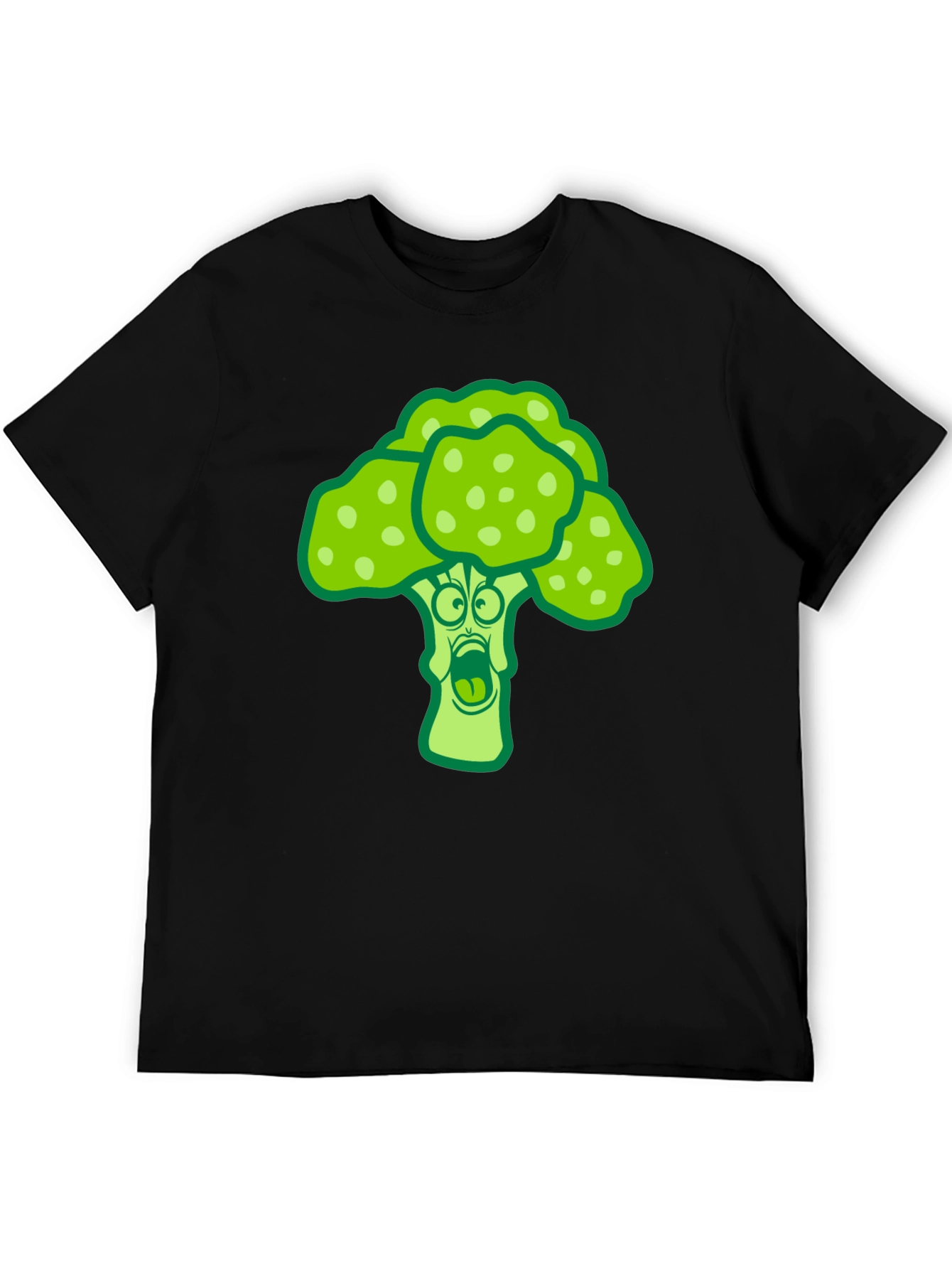 Broccoli Cartoon Graphic Novelty Tee