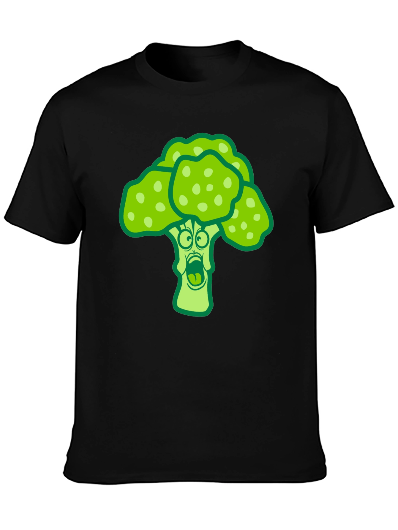 Broccoli Cartoon Graphic Novelty Tee