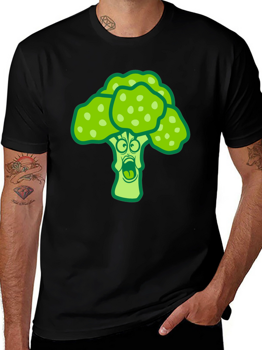 Broccoli Cartoon Graphic Novelty Tee