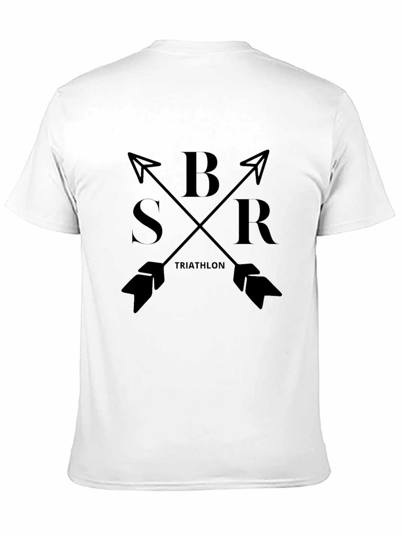 BSR Triathlon Black T-Shirt Arrows