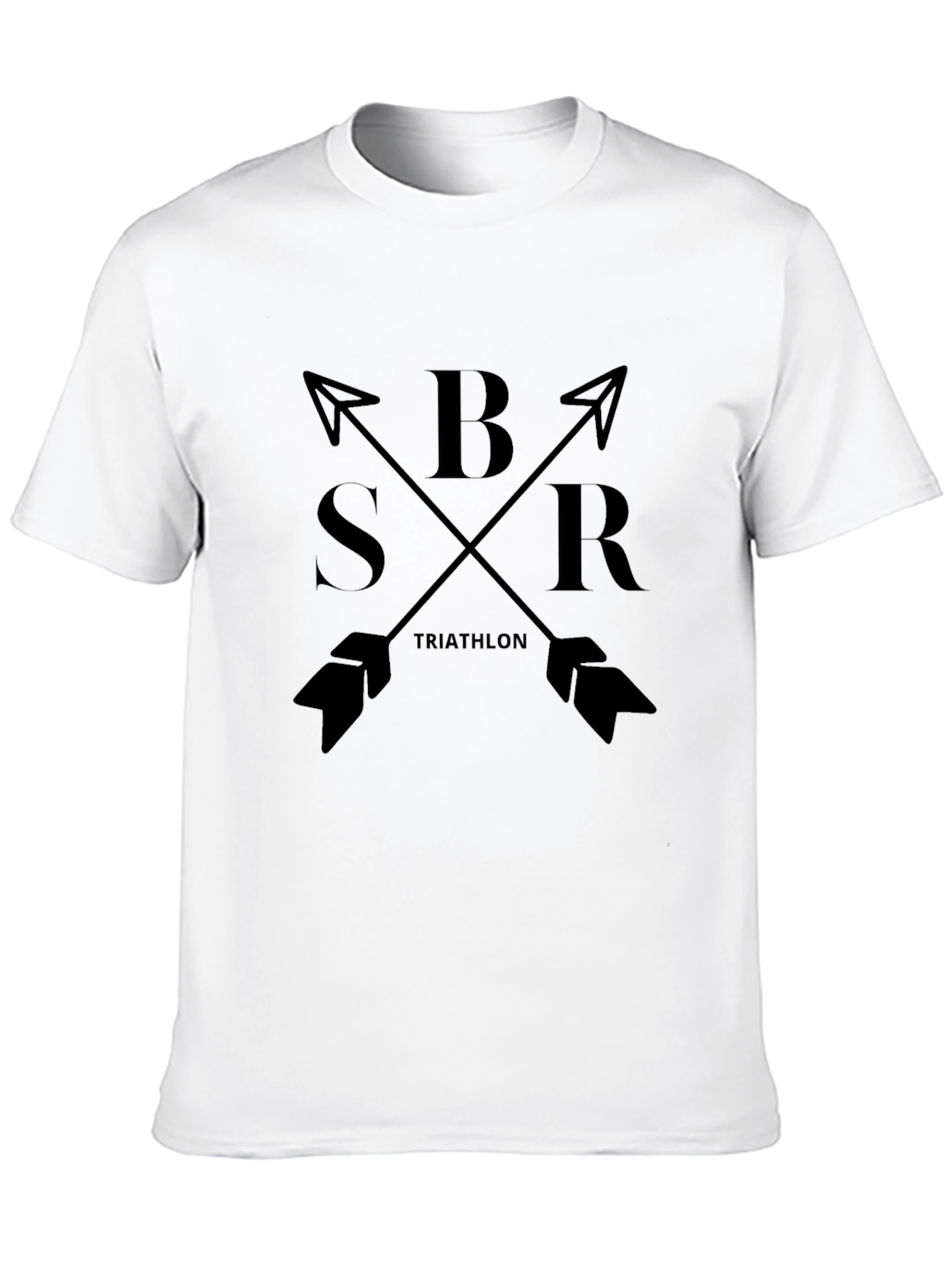 BSR Triathlon Black T-Shirt Arrows