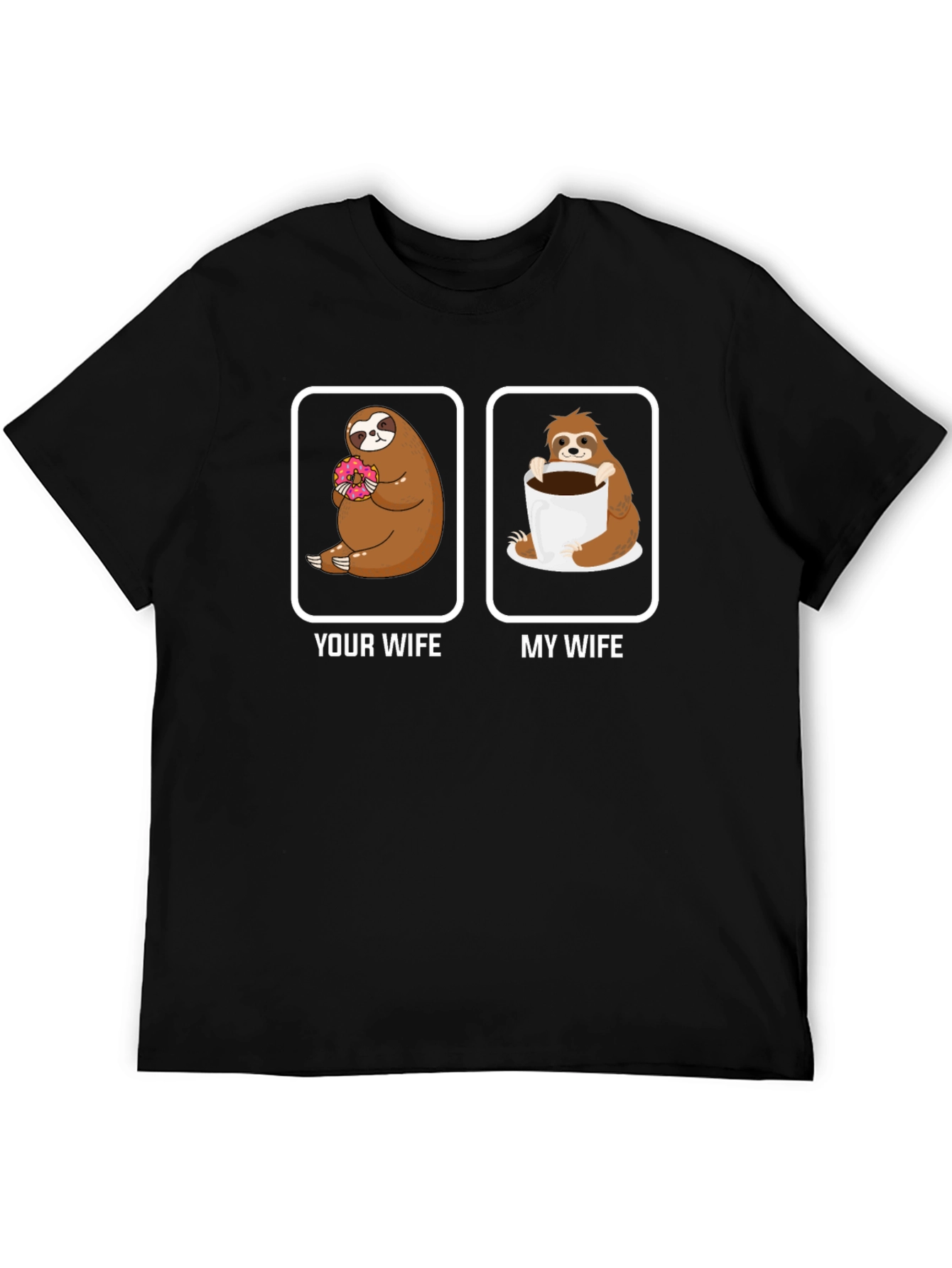 Humorous Sloth Wife T-Shirt