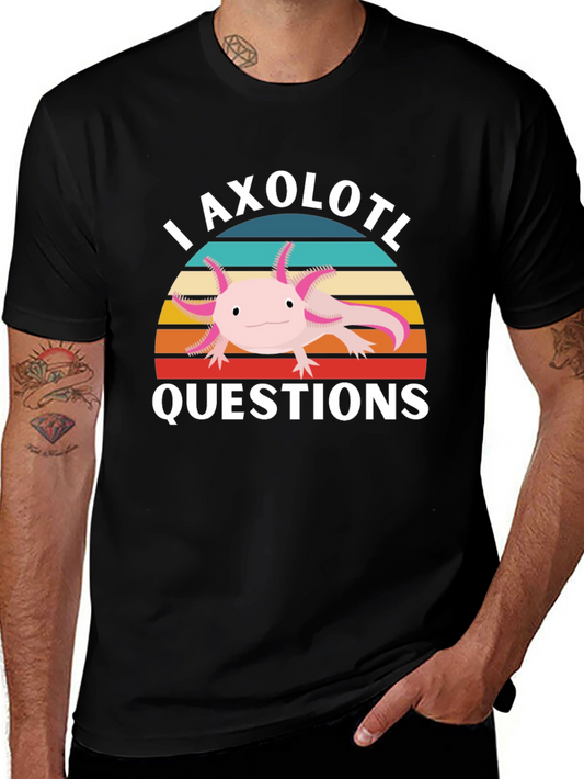Axolotl Questions Graphic T-Shirt