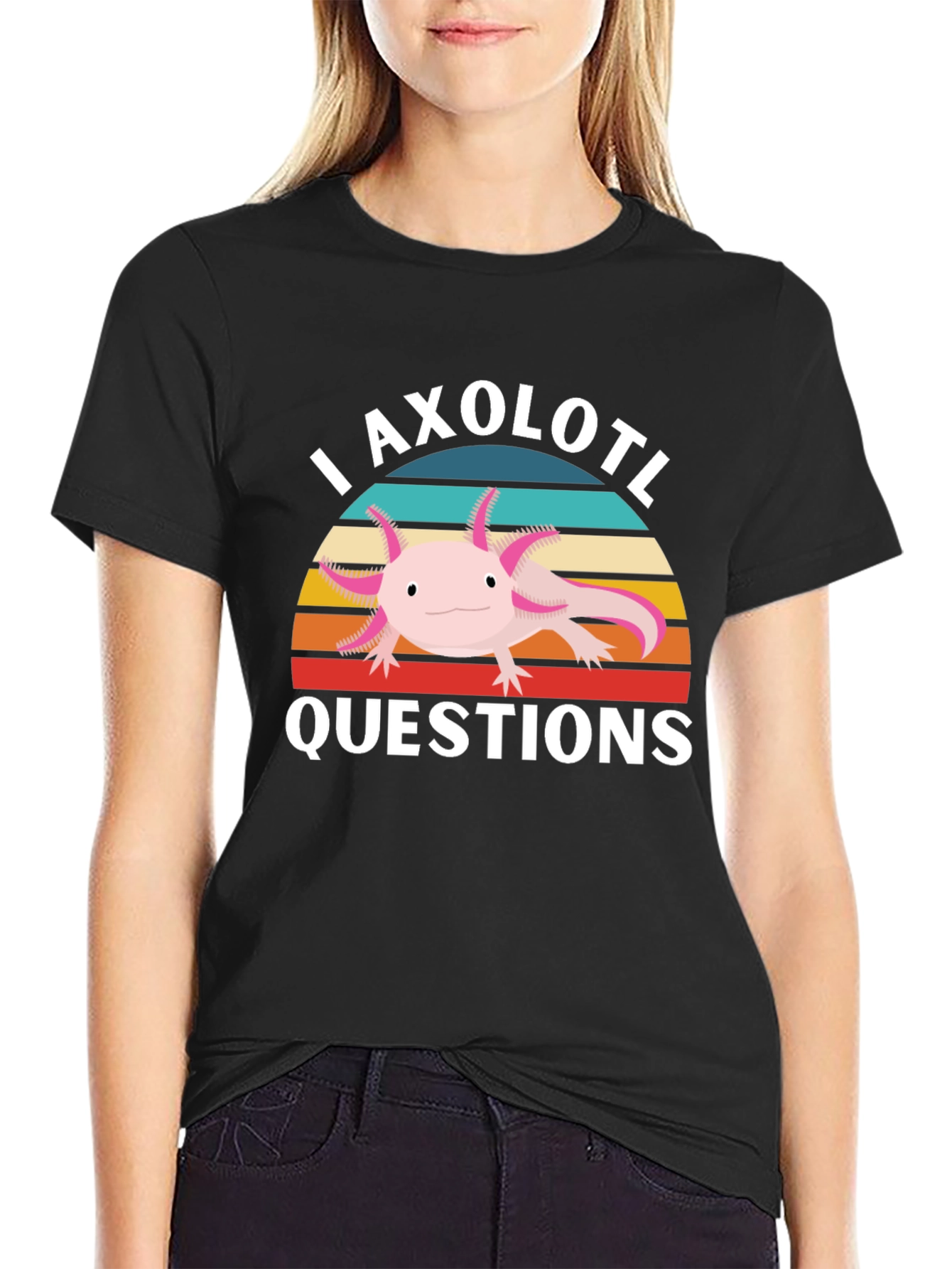 Axolotl Questions Graphic T-Shirt