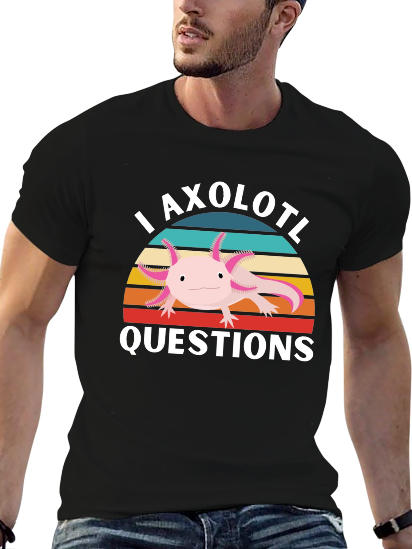Axolotl Questions Graphic T-Shirt