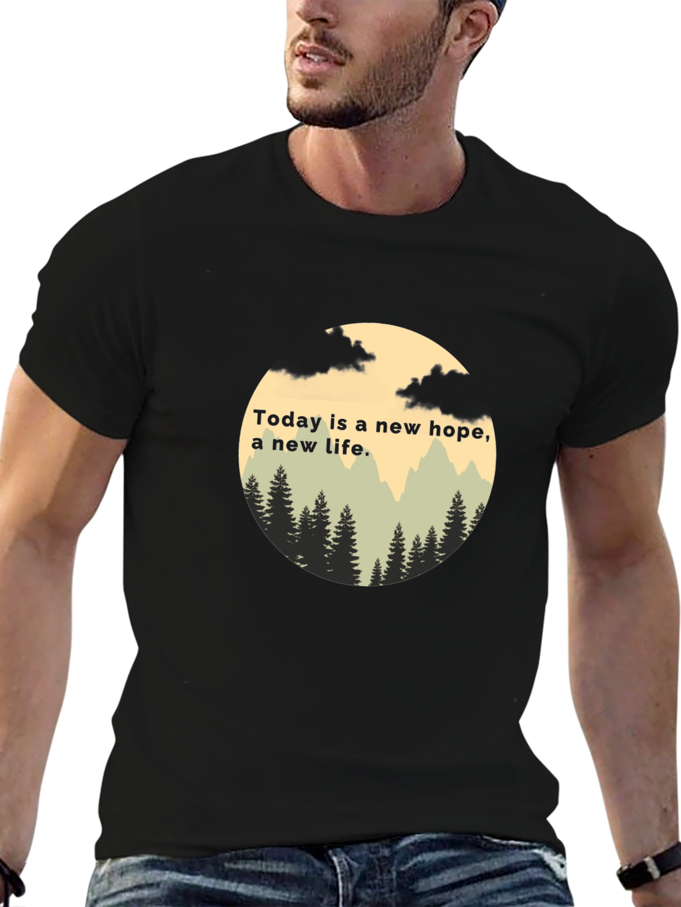 Motivational Landscape Graphic T-Shirt
