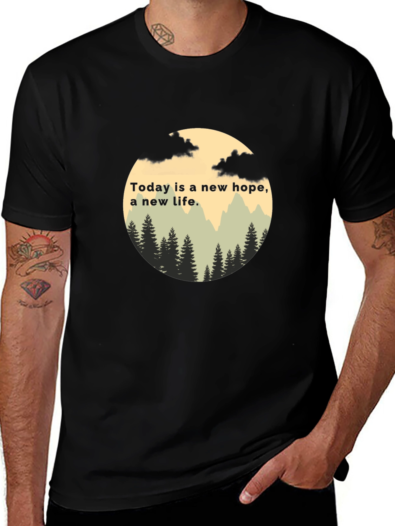 Motivational Landscape Graphic T-Shirt