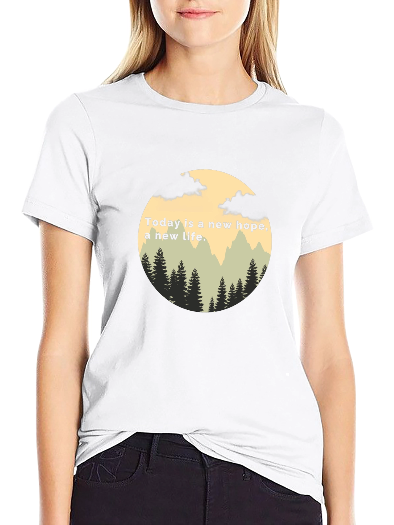 Motivational Landscape Graphic T-Shirt