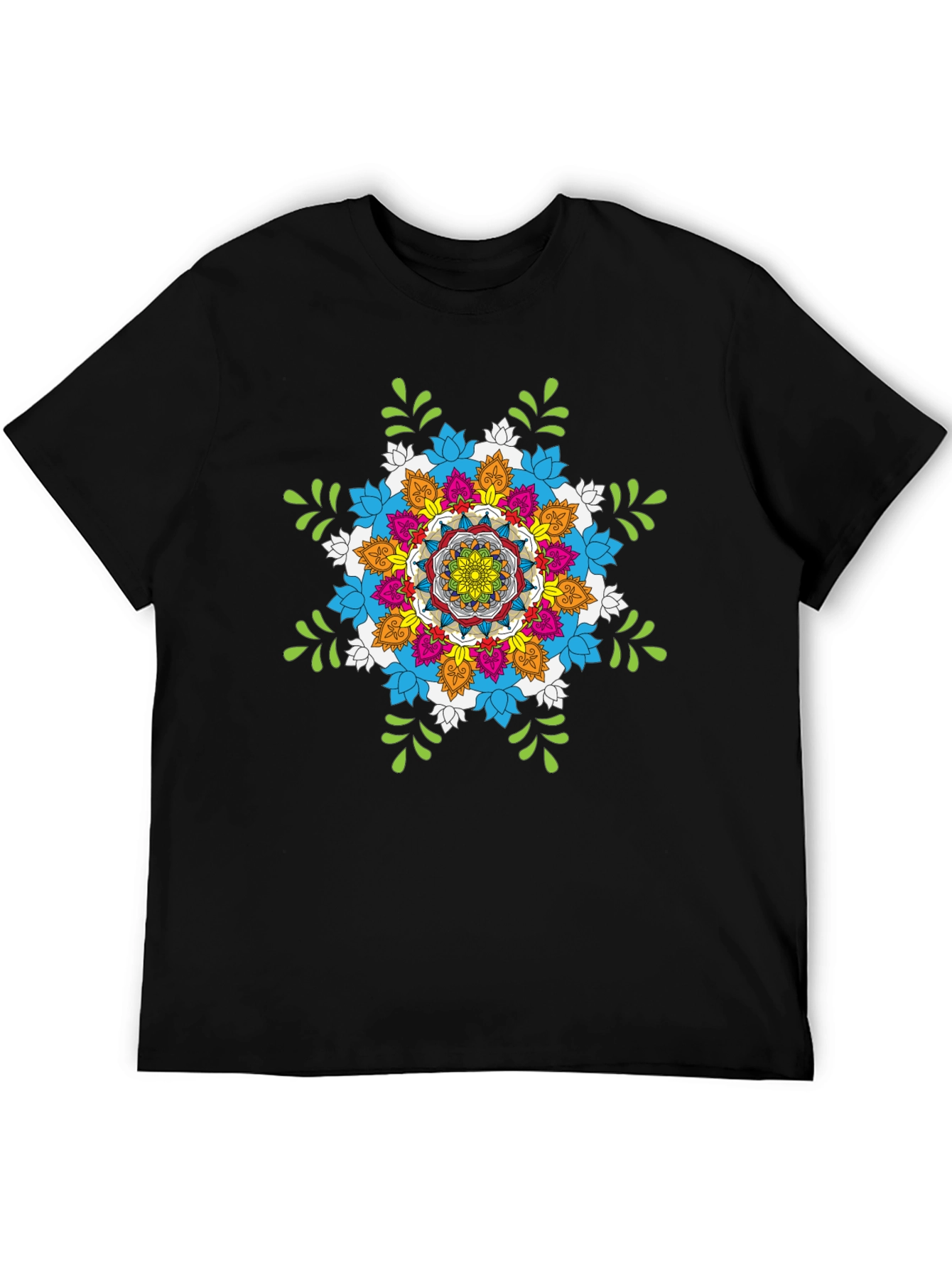 Vibrant Mandala Graphic T-Shirt