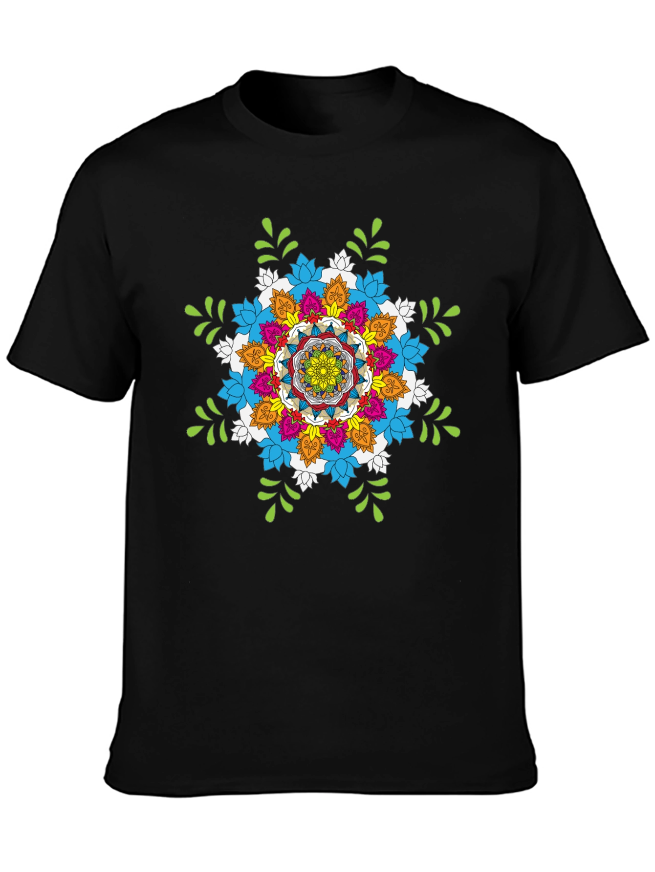 Vibrant Mandala Graphic T-Shirt