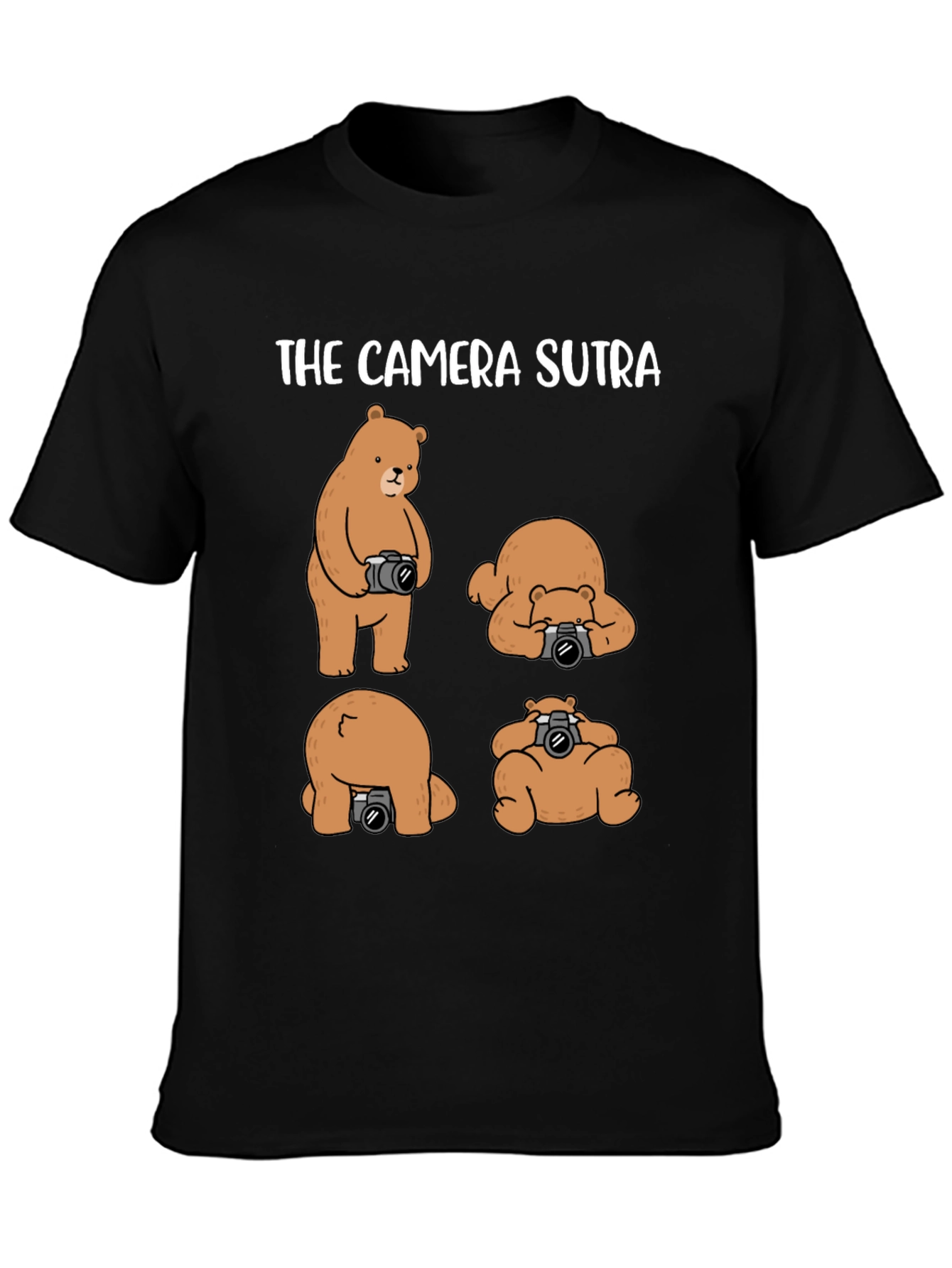 The Camera Sutra T-Shirt: Bear Photography Humor