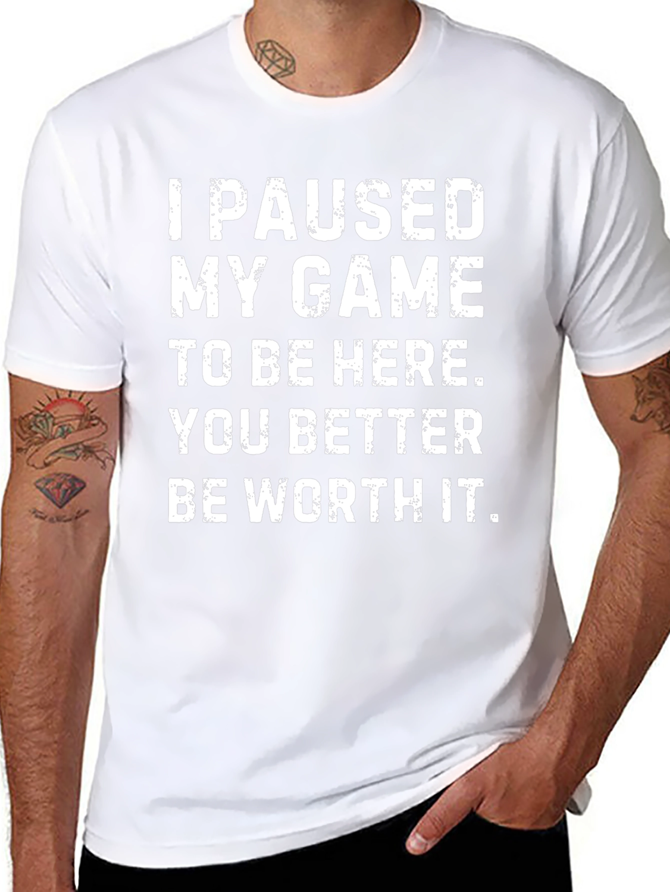 I Paused My Game T-Shirt - Gamer Apparel
