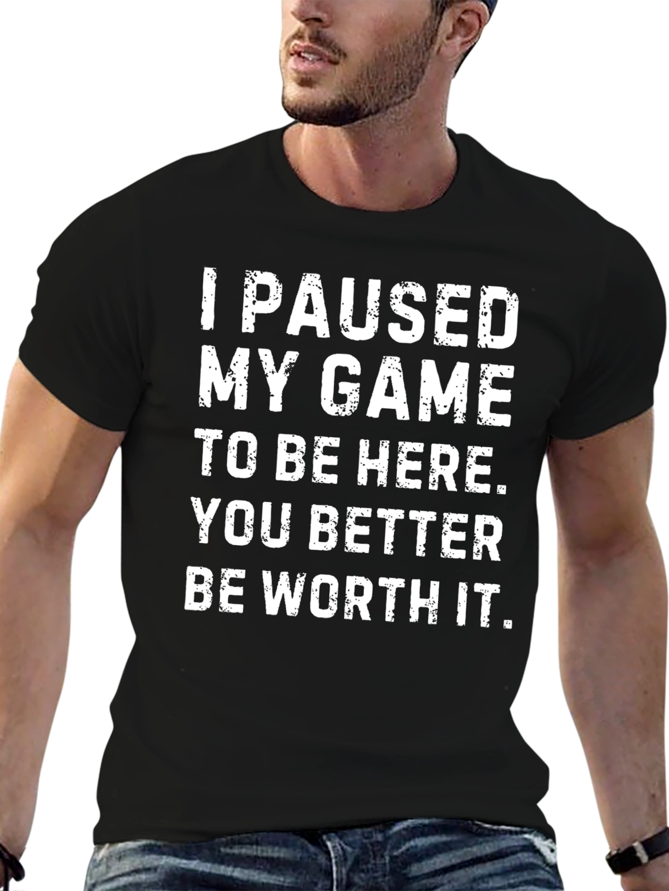 I Paused My Game T-Shirt - Gamer Apparel