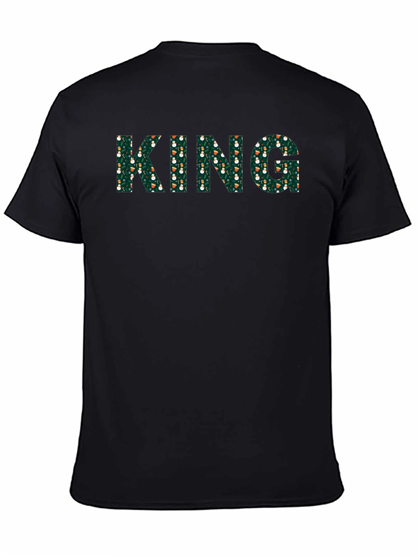 King Christmas Pattern Tee