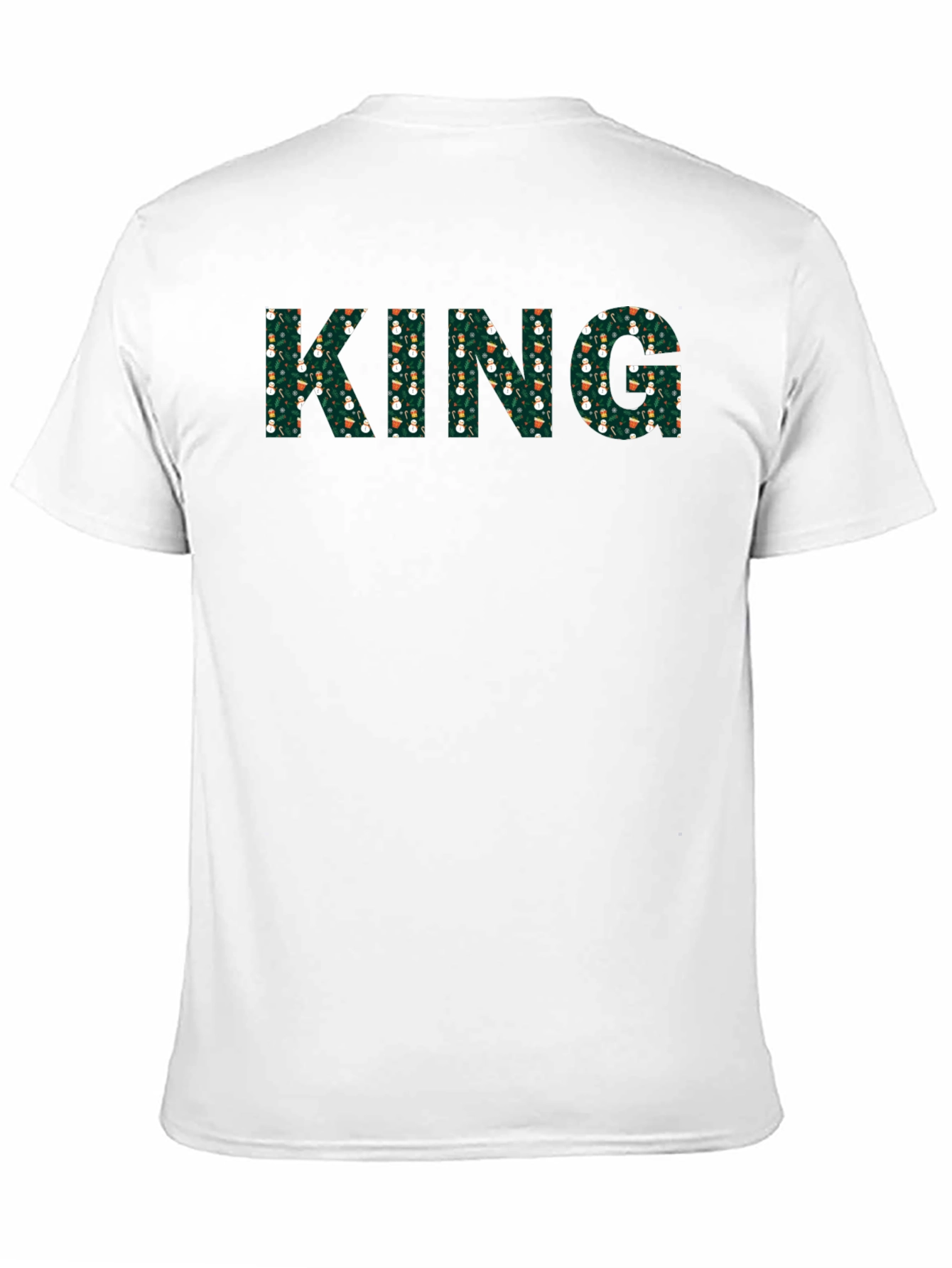 King Christmas Pattern Tee