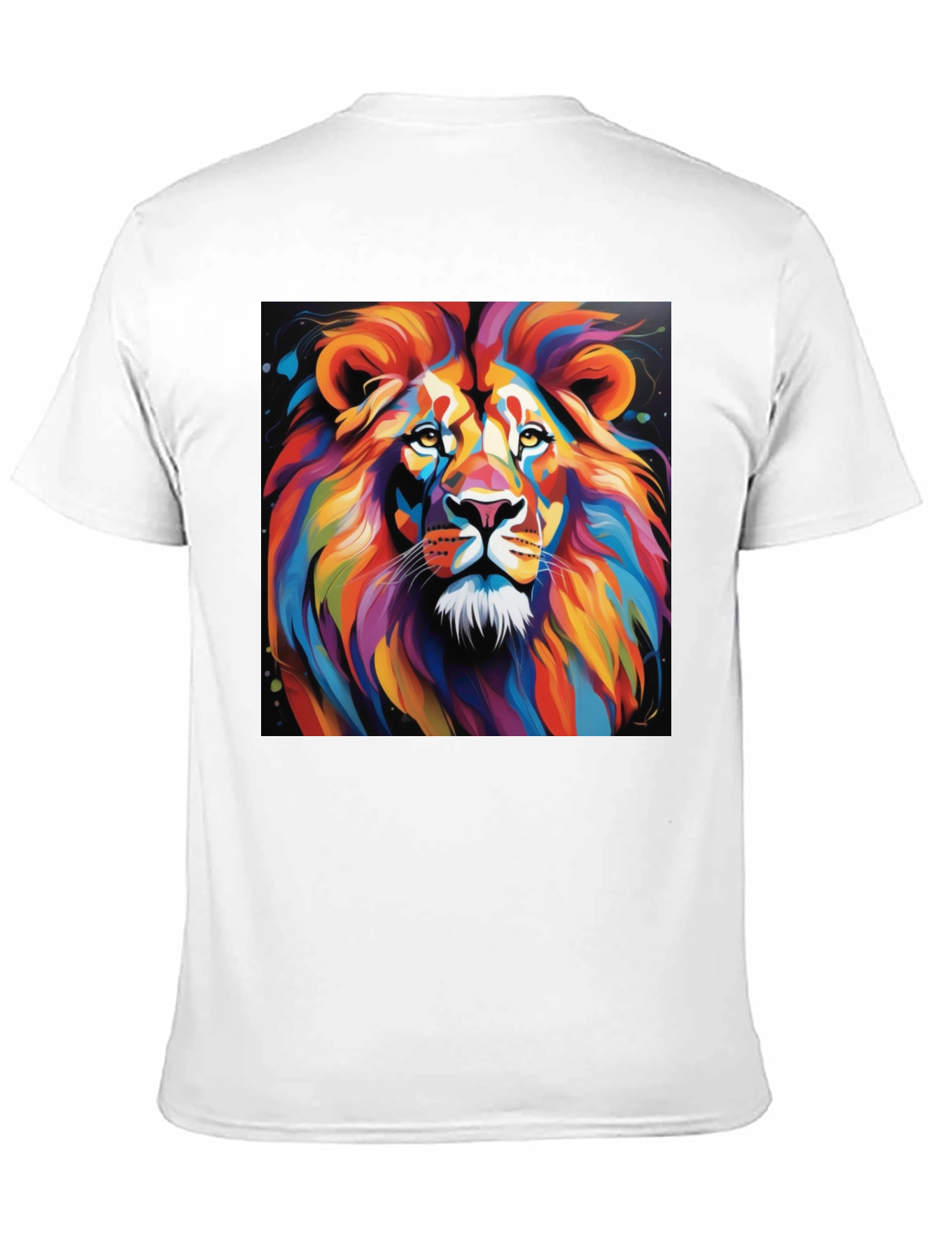 Vibrant Lion Graphic T-Shirt