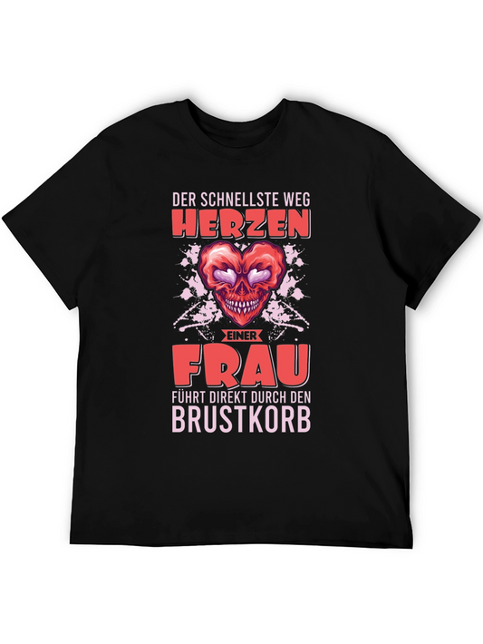 Funny German T-Shirt - The Fastest Way to a Womans Heart