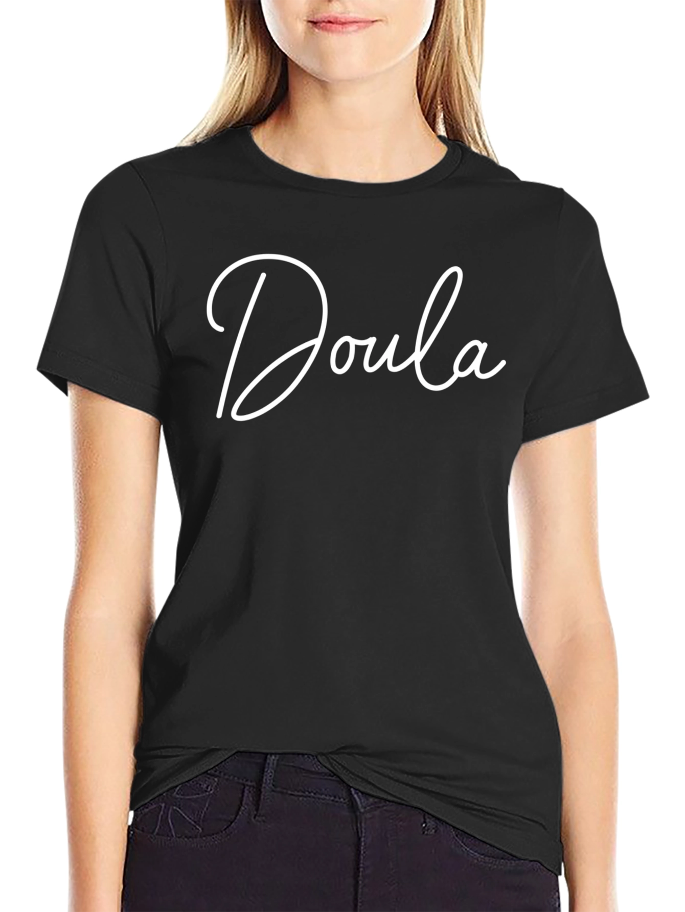 Doula Script Tee - Soft & Comfortable