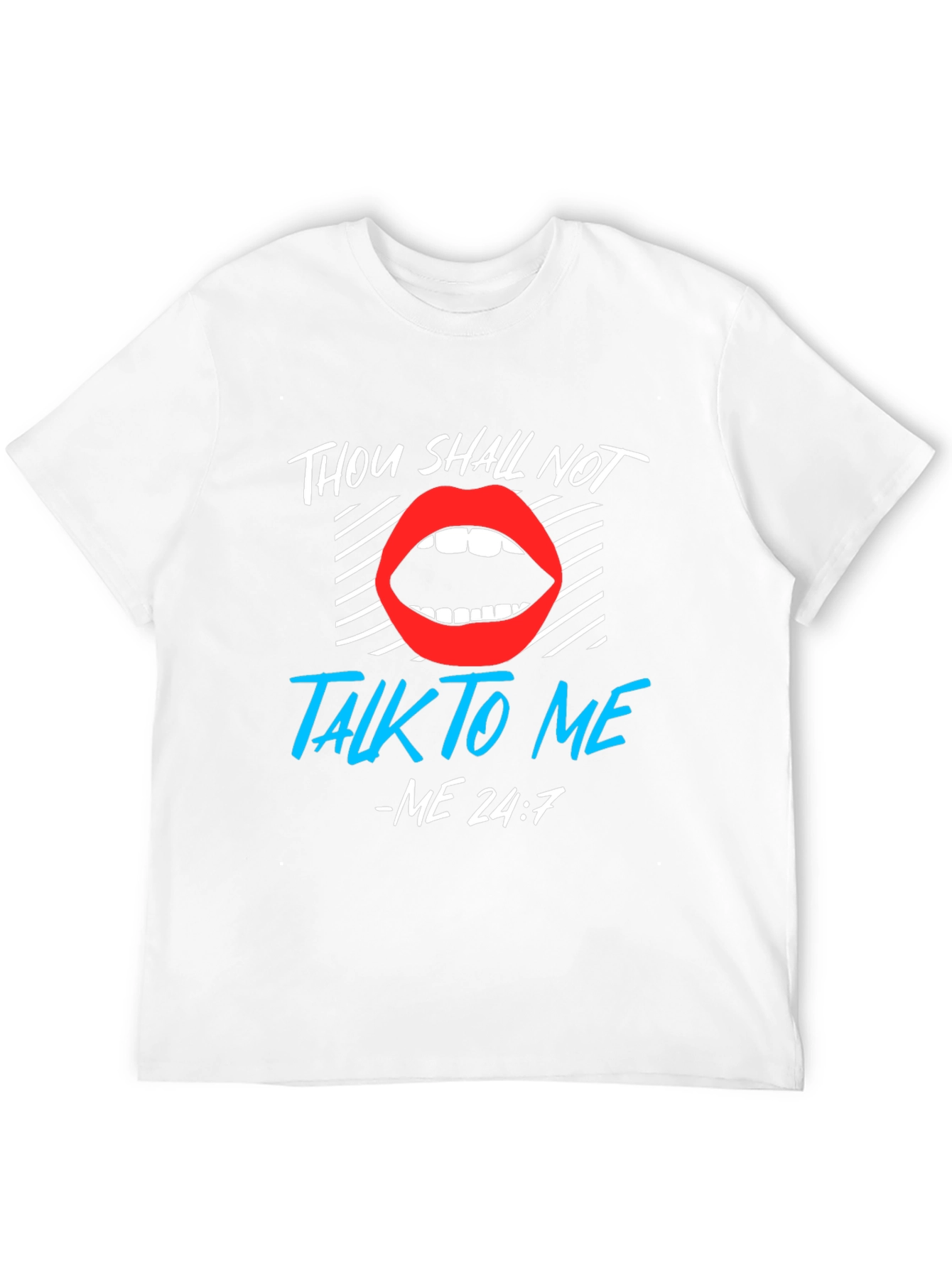 Thou Shall Not Talk To Me Graphic Tee